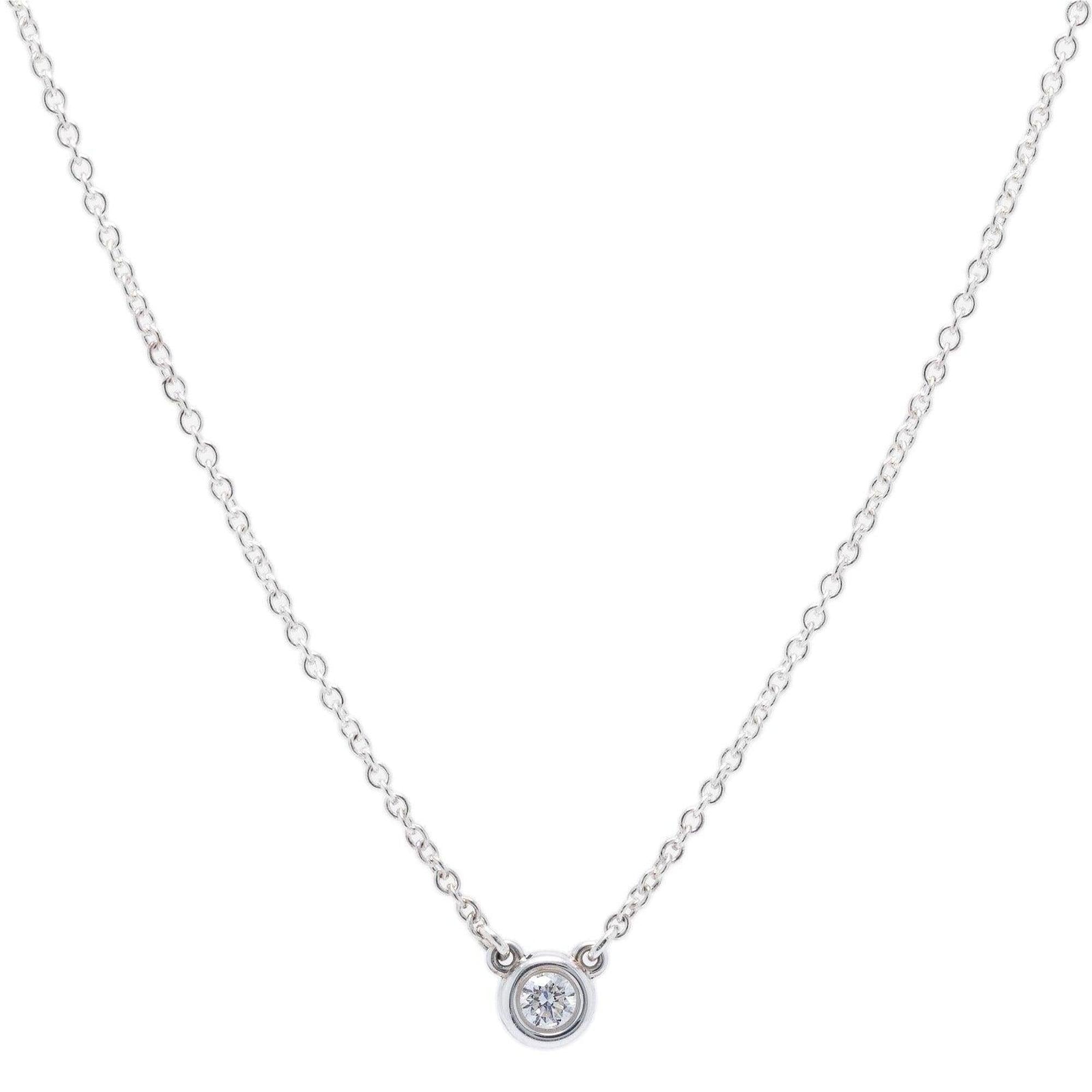 Tiffany & Co. Elsa Peretti Diamonds by the Yard Pendant Necklace