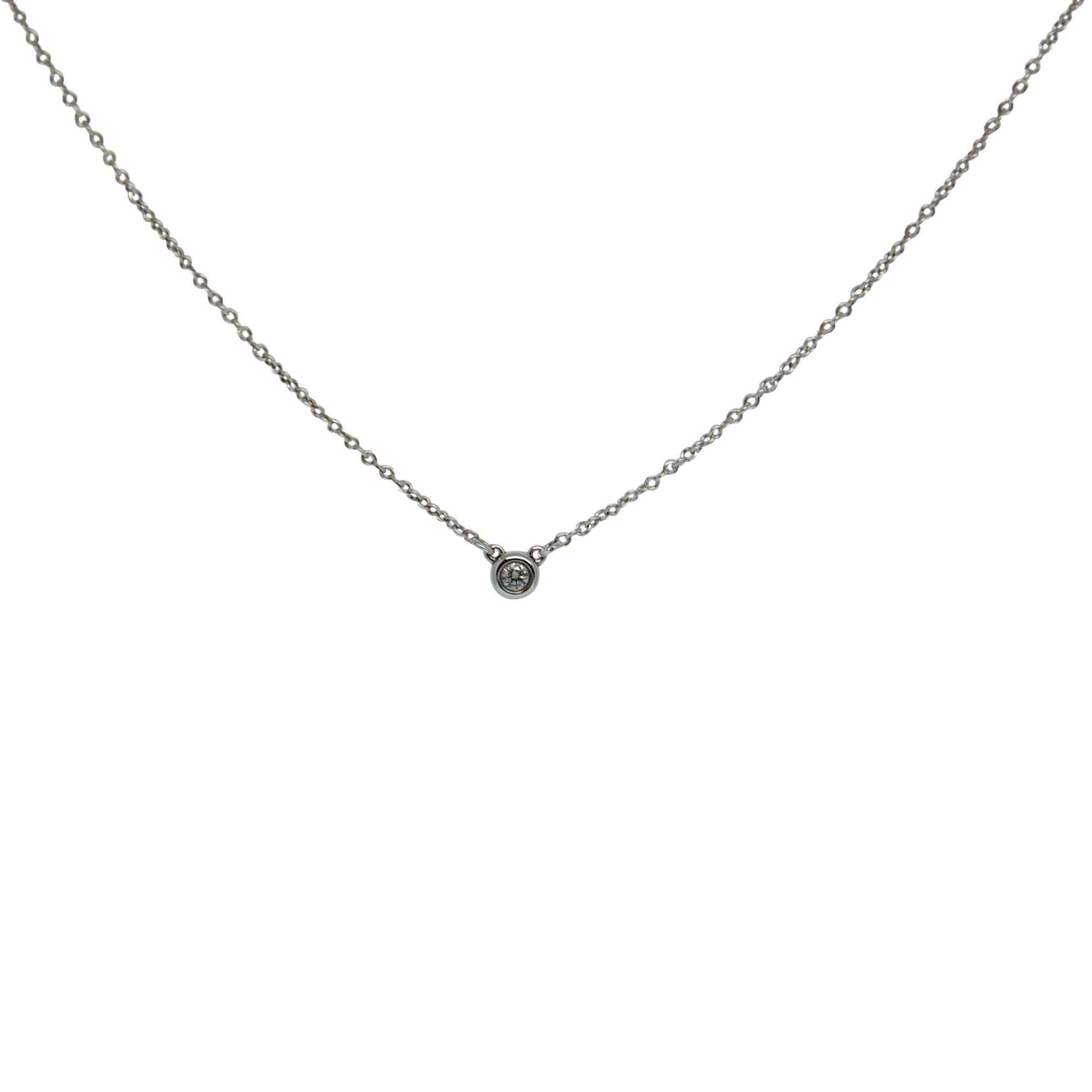 Tiffany & Co. Elsa Peretti Diamonds by the Yard Pendant Necklace