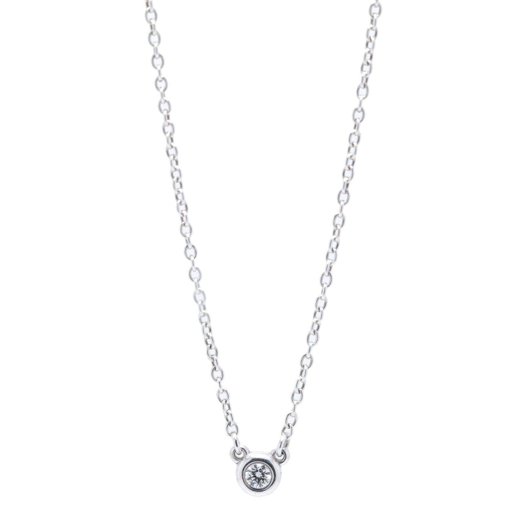 Tiffany & Co. Elsa Peretti Diamonds by the Yard Pendant Necklace