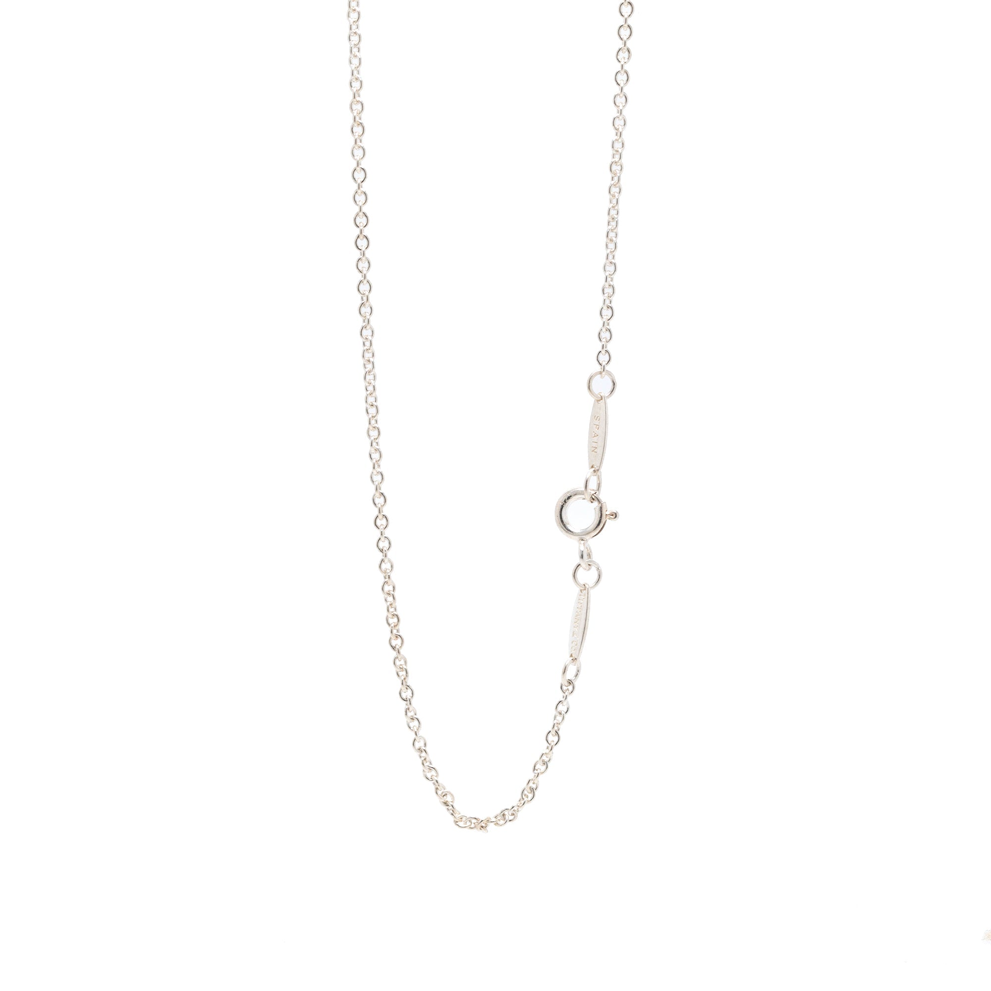 Tiffany & Co. Elsa Peretti Large Open Heart Pendant Necklace