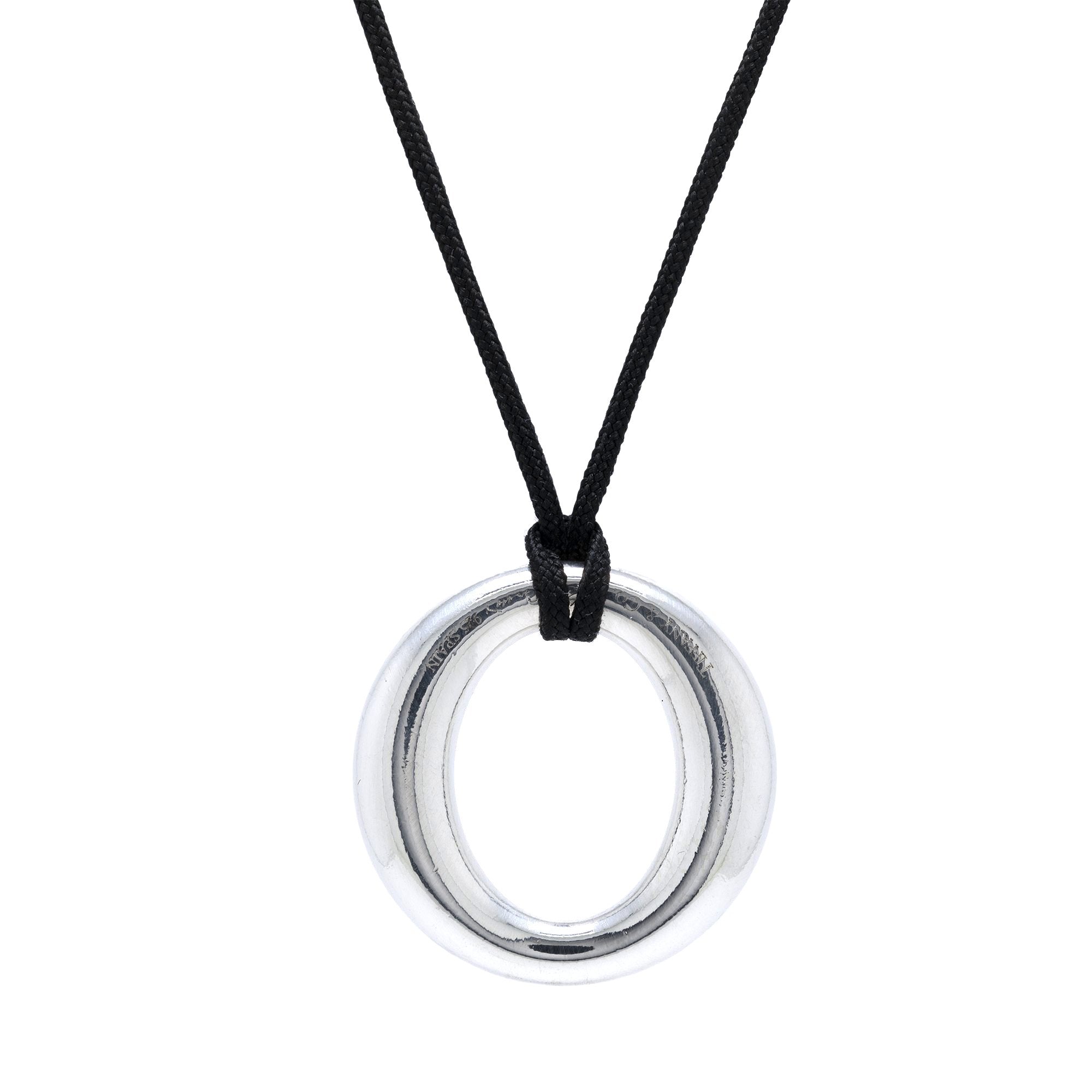 Tiffany & Co. Elsa Peretti Large Sevillana Pendant Necklace