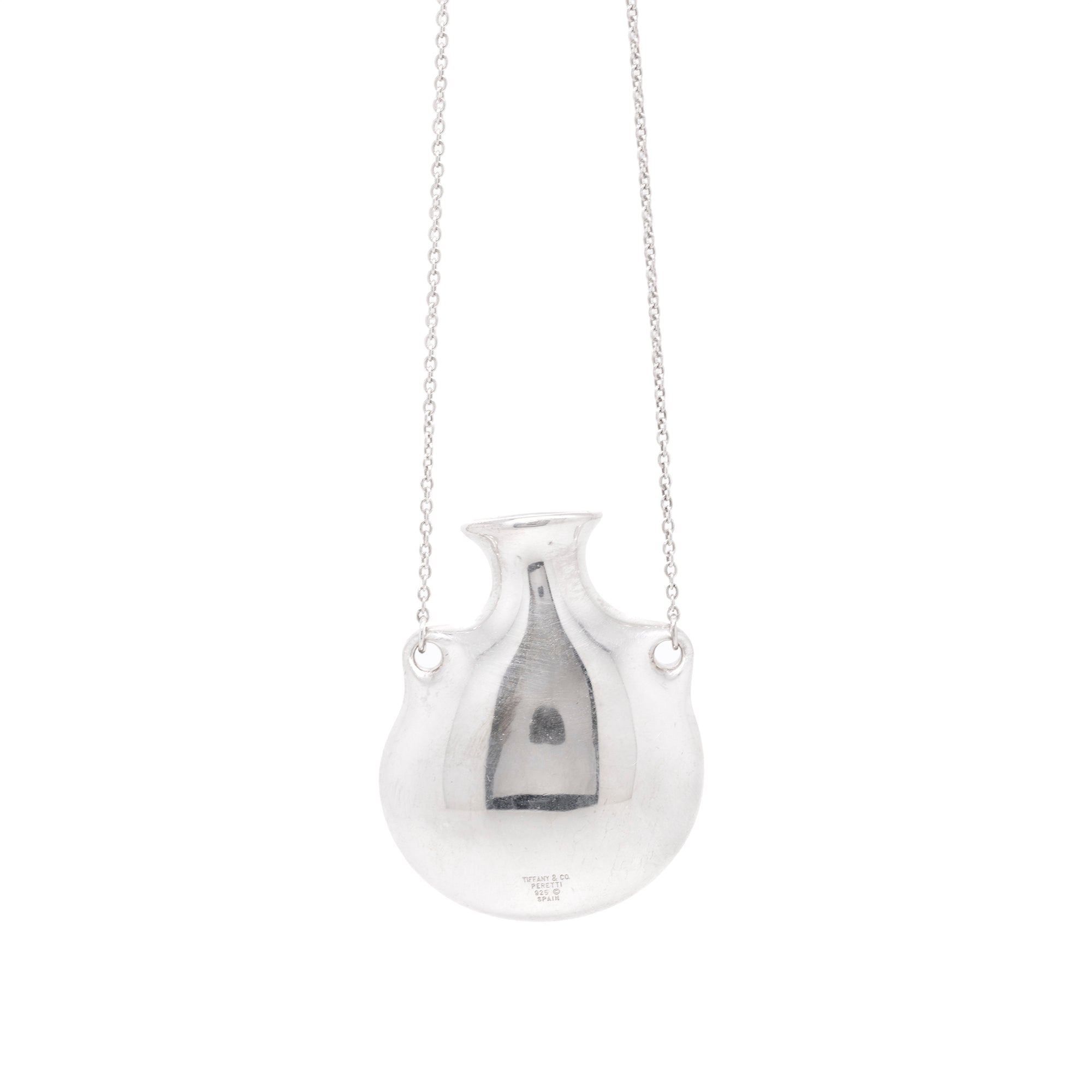 Tiffany & Co. Elsa Peretti Medium Open Bottle Pendant Necklace