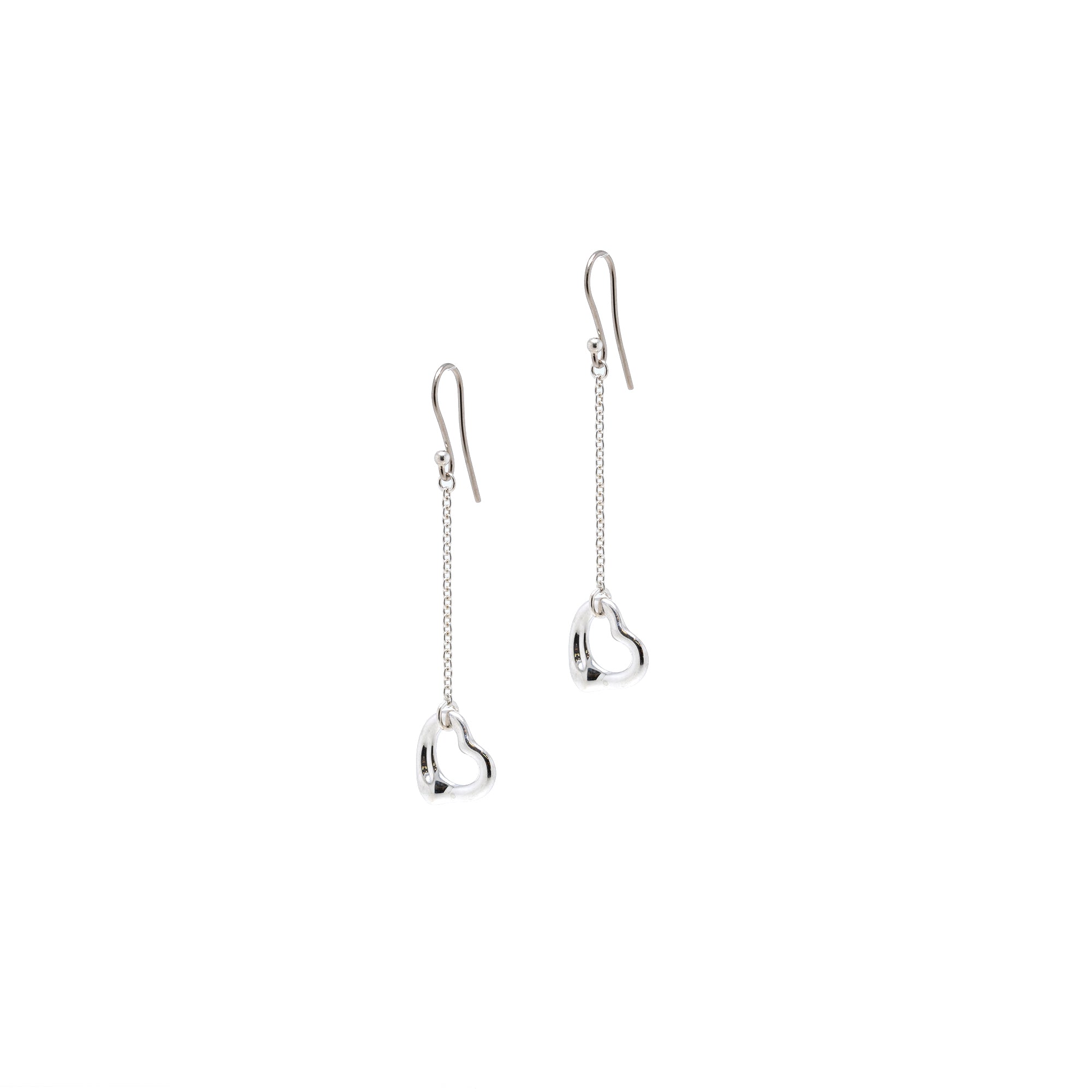 Tiffany & Co. Elsa Peretti Open Heart Drop Earrings