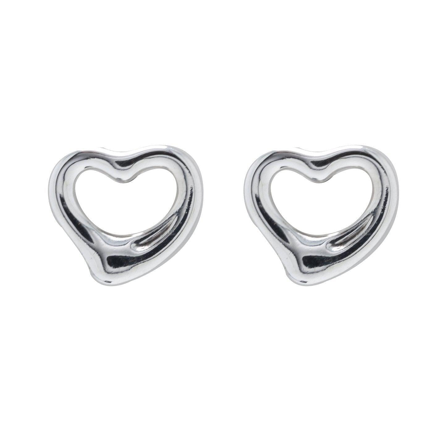 1pc Simple Uncommon Design Heart Shaped Earring Suitable For Women's Daily  Wear | SHEIN