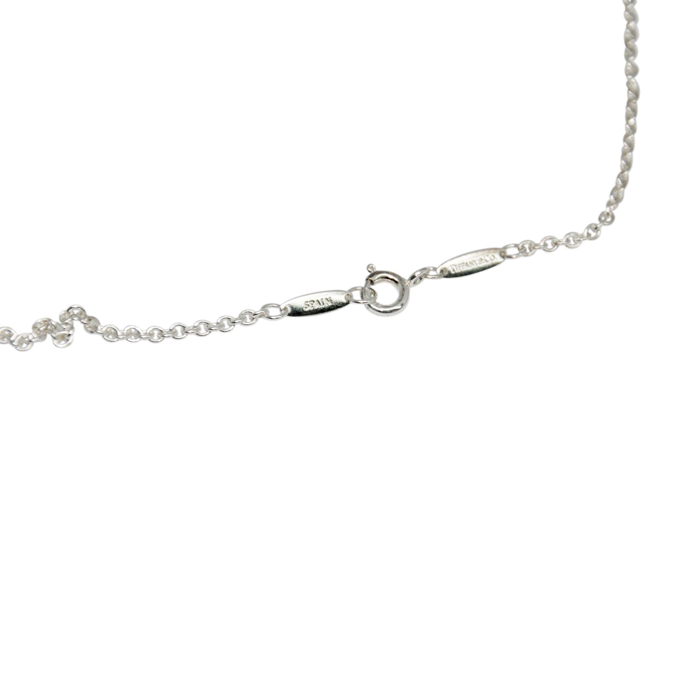 Tiffany & Co. Elsa Peretti Open Heart Pearl Lariat