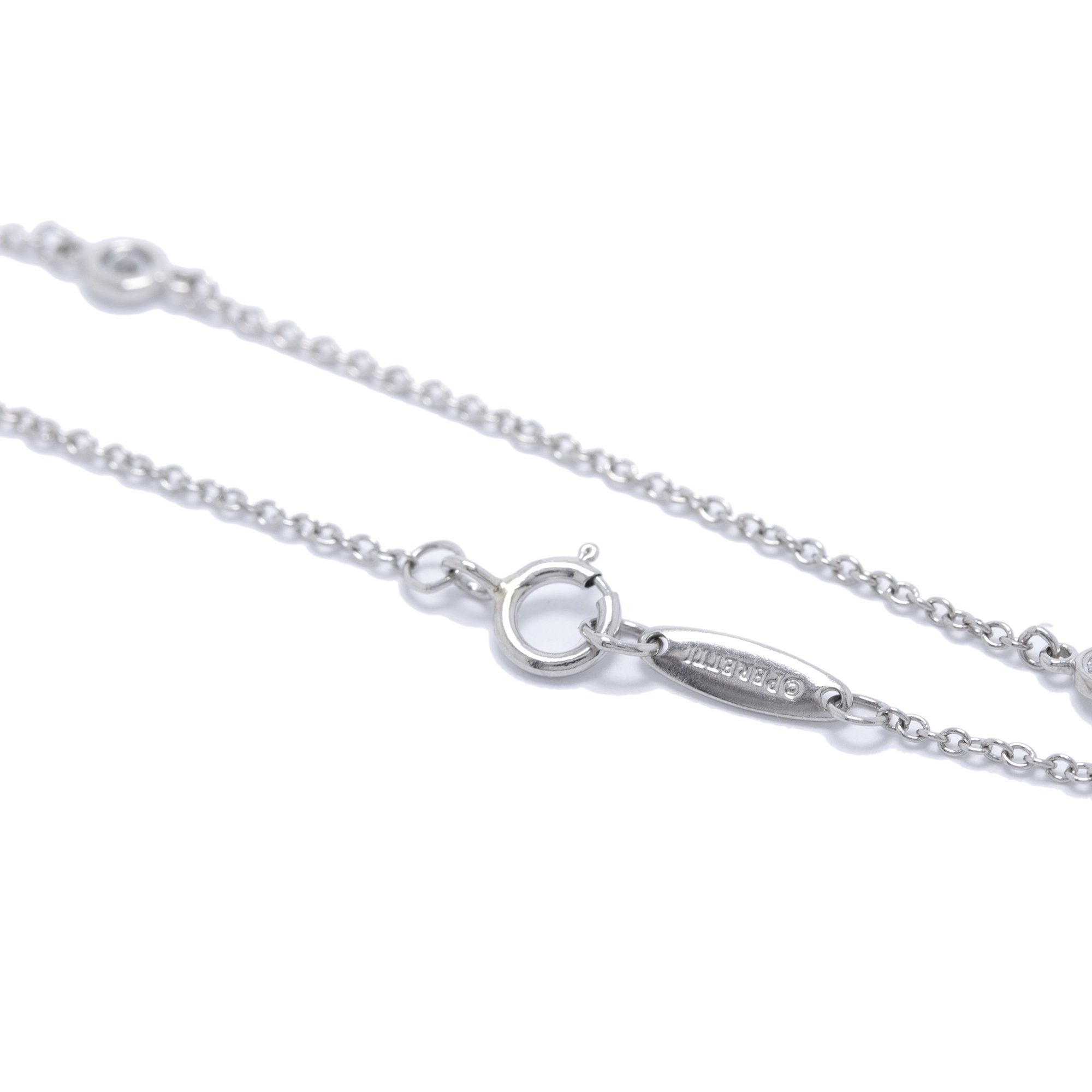 Tiffany & Co. Elsa Peretti Platinum Diamonds by the Yard Bracelet