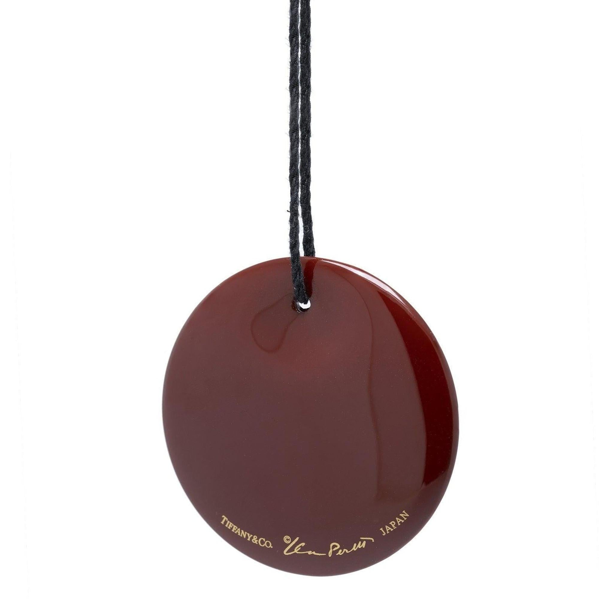 Tiffany & Co. Elsa Peretti Round Pendant Necklace