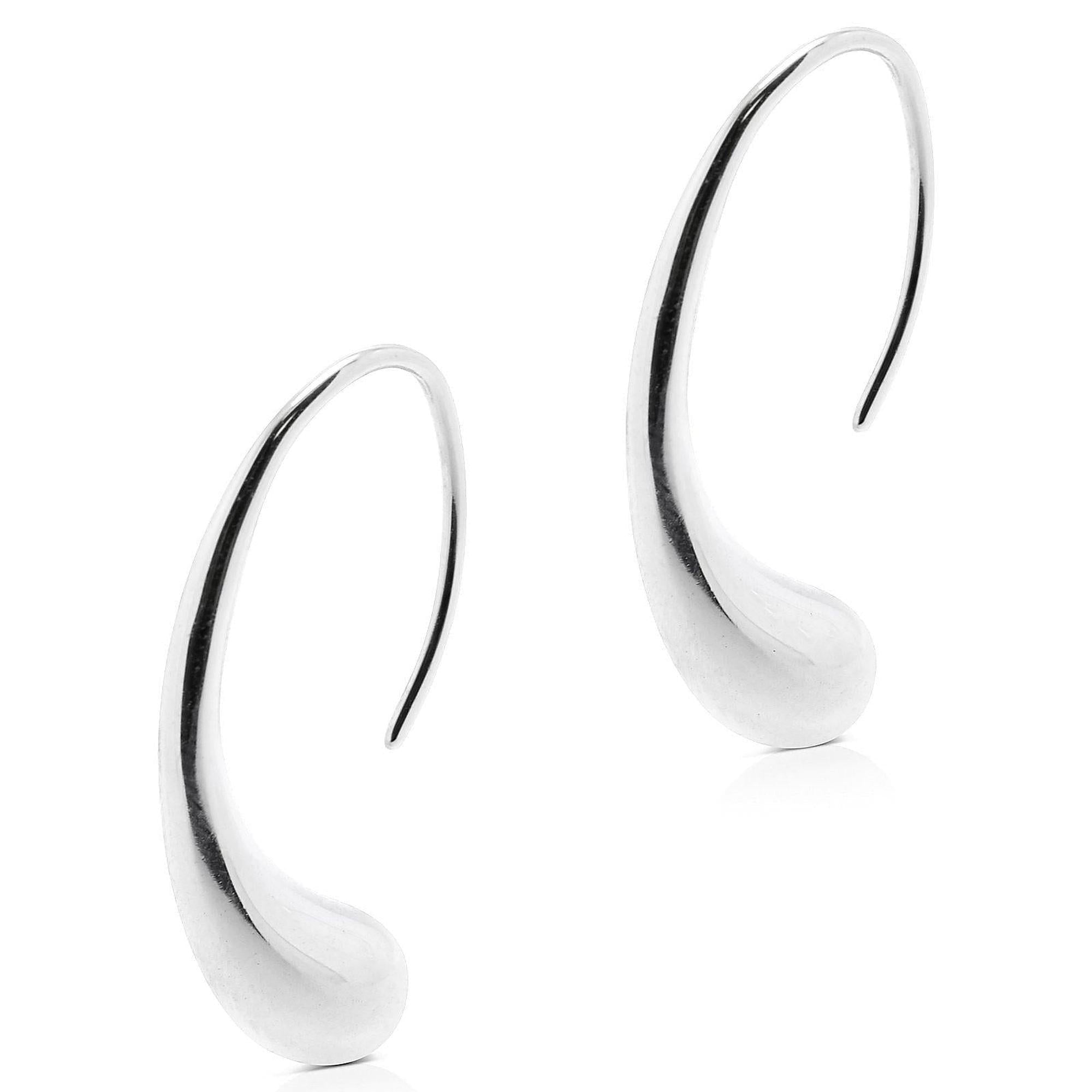 Tiffany & Co. Elsa Peretti Teardrop Hoop Earrings