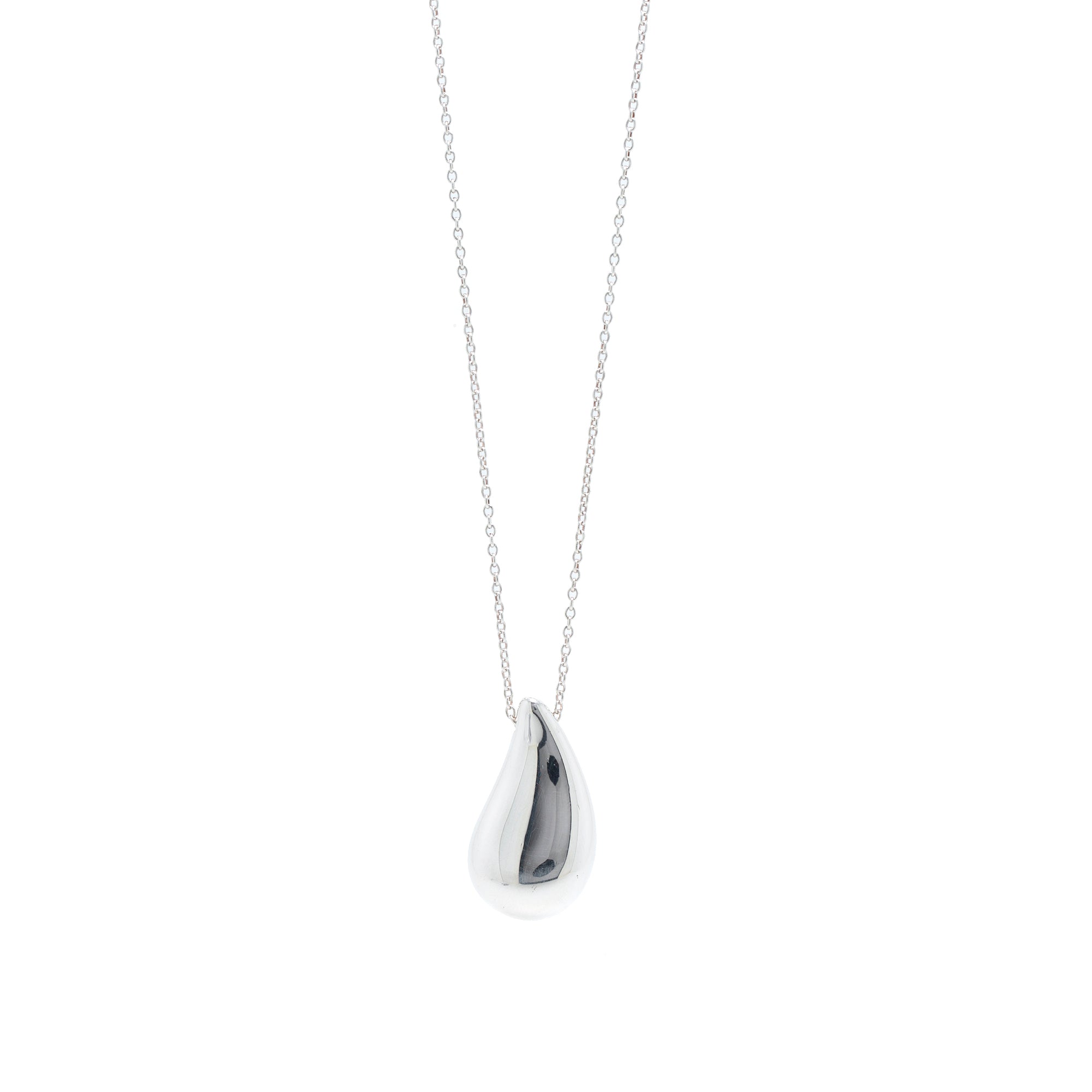 Tiffany & Co. Elsa Peretti Teardrop Pendant Necklace, 22 mm long