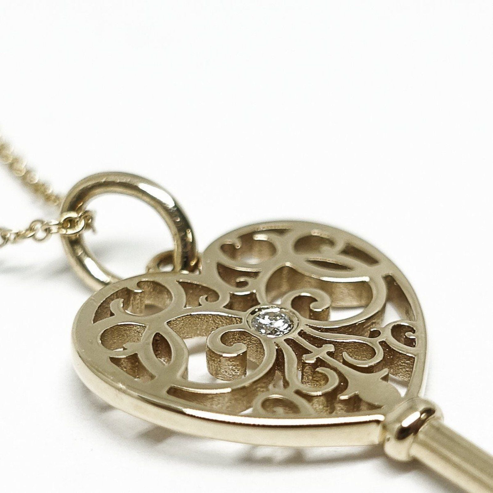 Tiffany & Co. Enchant Key Pendant Necklace