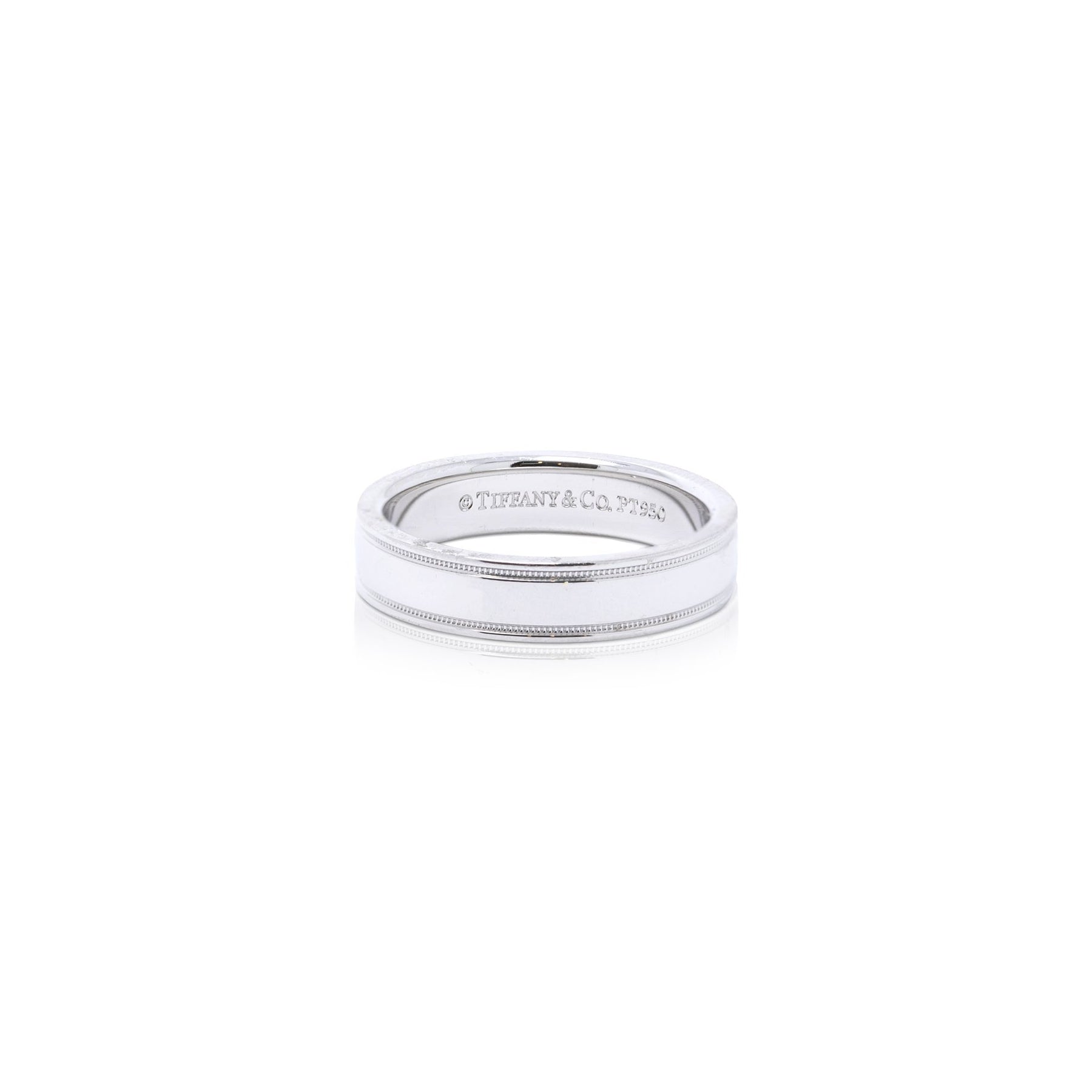 Tiffany & Co. Essential Double Milgrain Diamond Band Ring