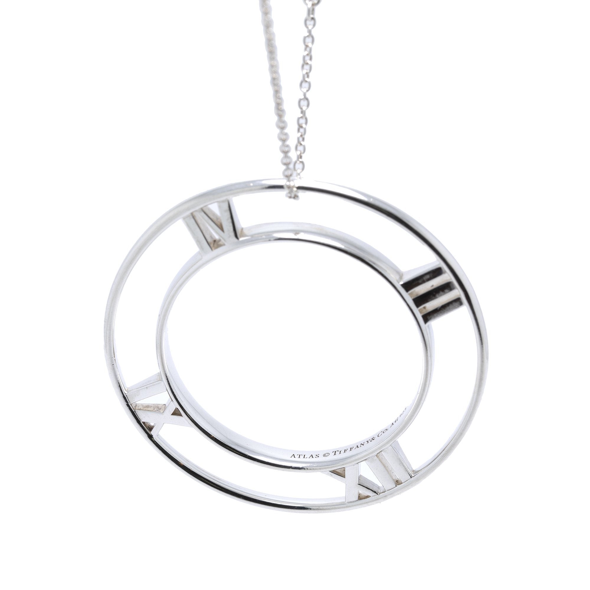 Tiffany & Co. Extra Large Atlas Medallion Pendant Necklace
