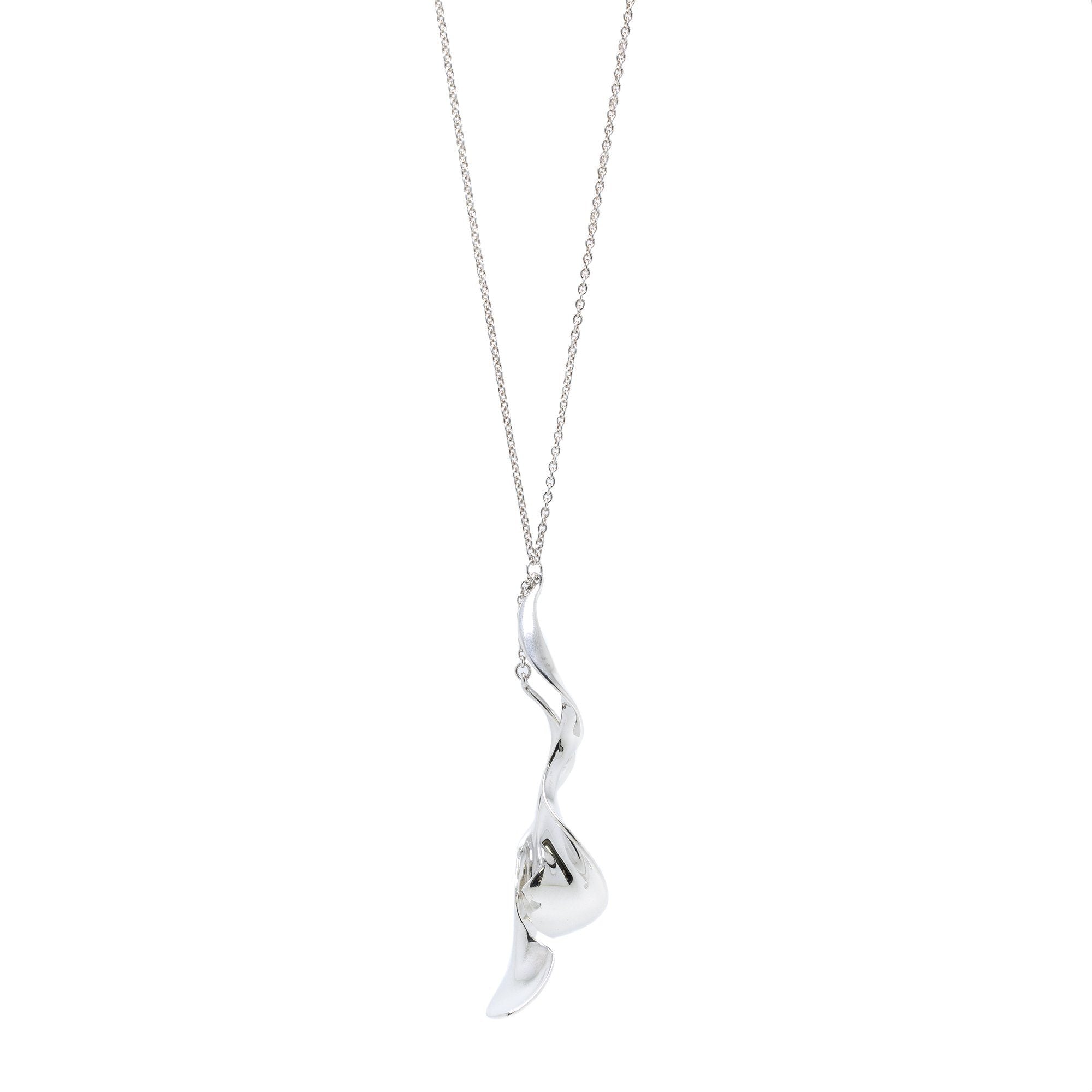 Tiffany & Co. Frank Gehry Double Orchid Pendant Necklace
