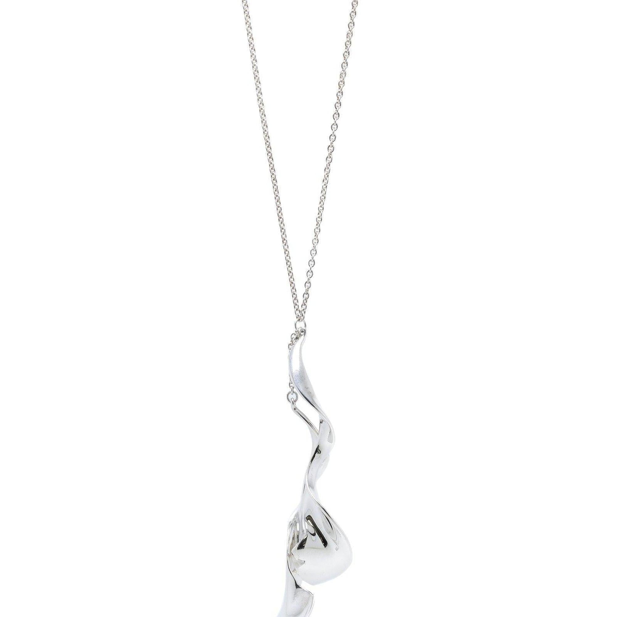 Tiffany & Co. Frank Gehry Double Orchid Pendant Necklace