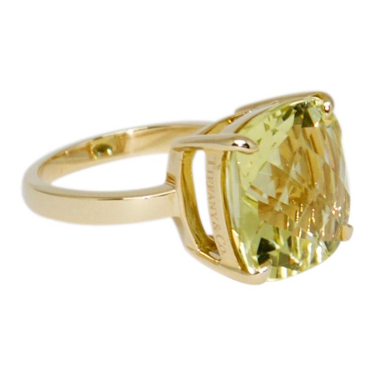 Tiffany & Co. Gold Sparklers Ring with Citrine
