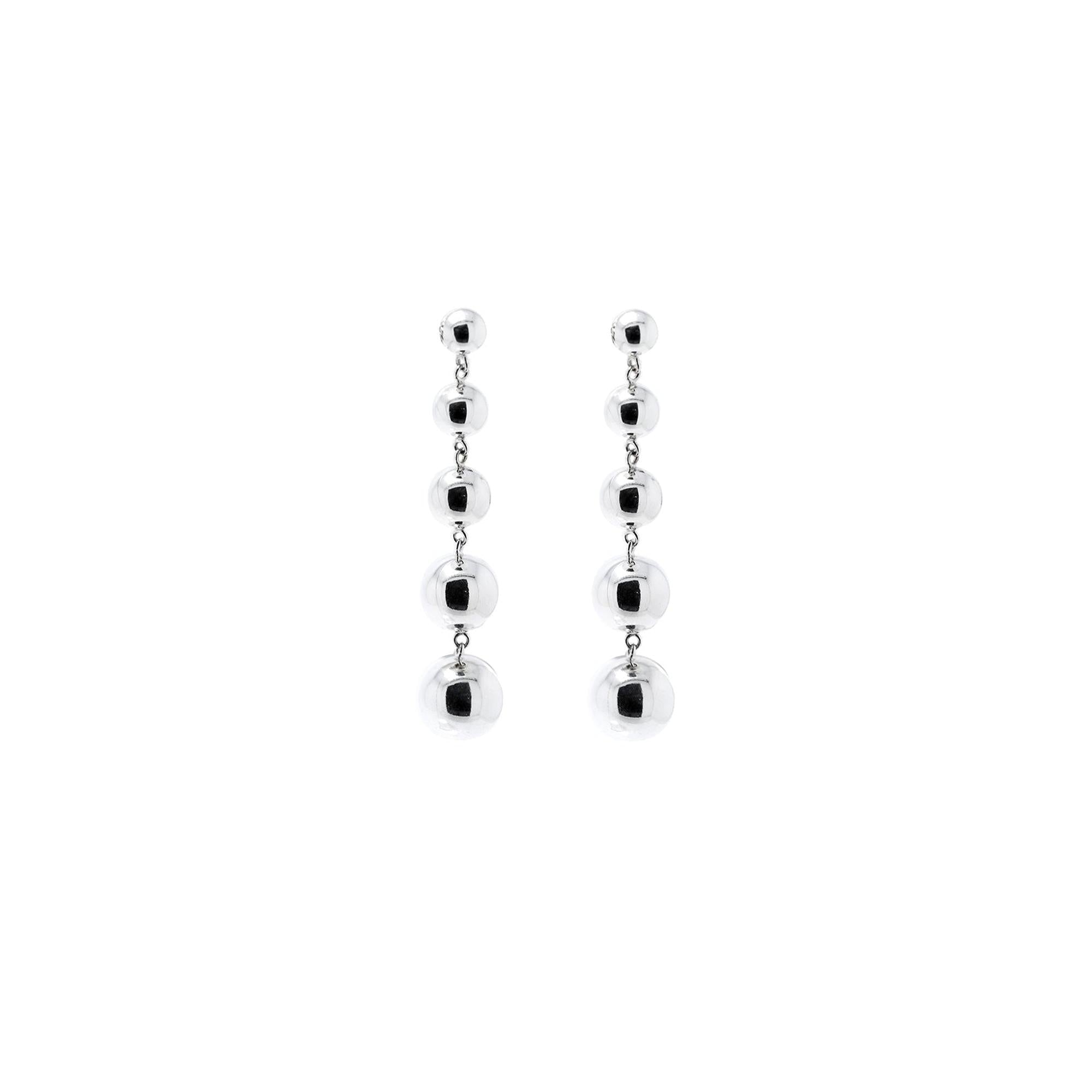 Tiffany & Co. Graduated Ball Drop Earrings