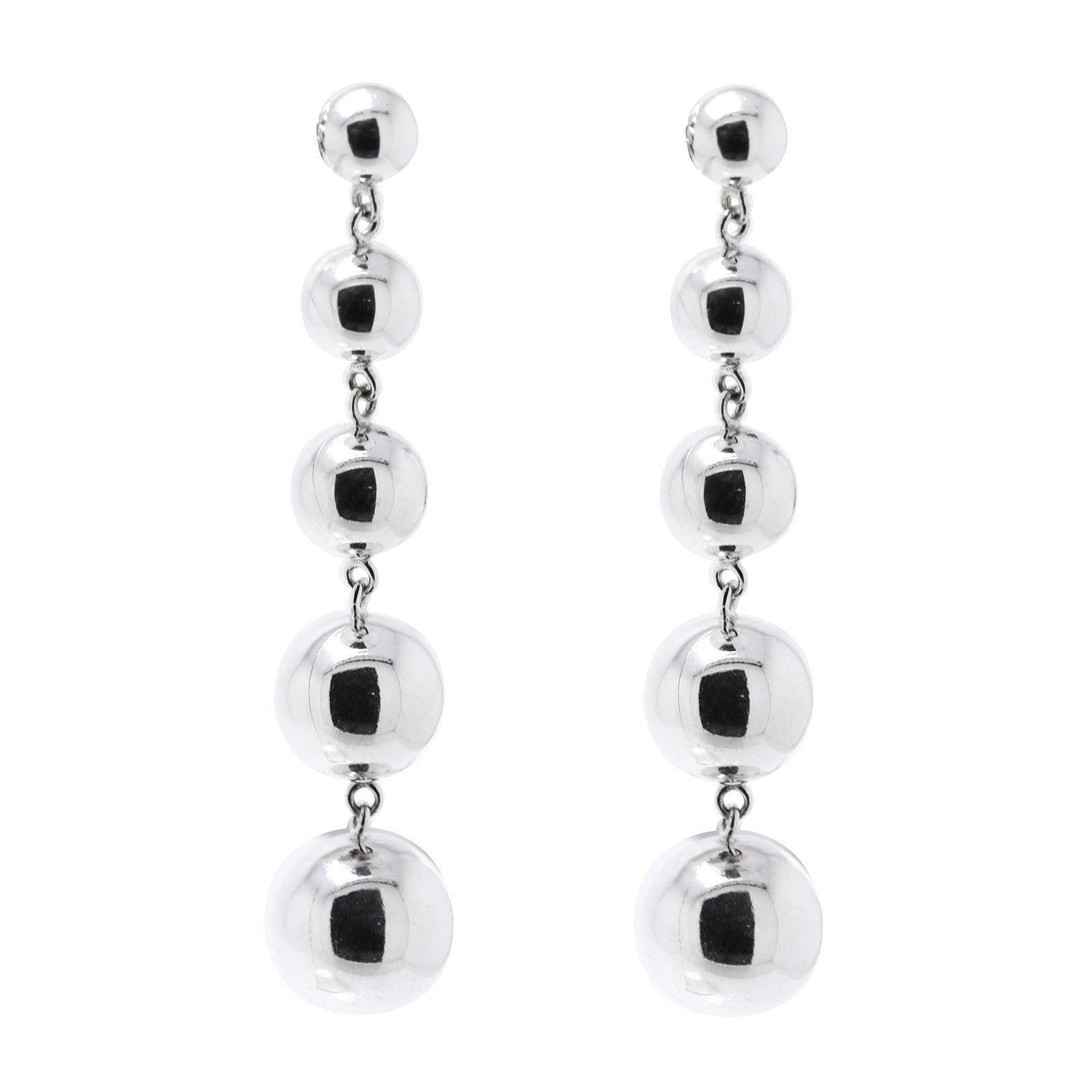 Tiffany & Co. Graduated Bead Drop Earrings