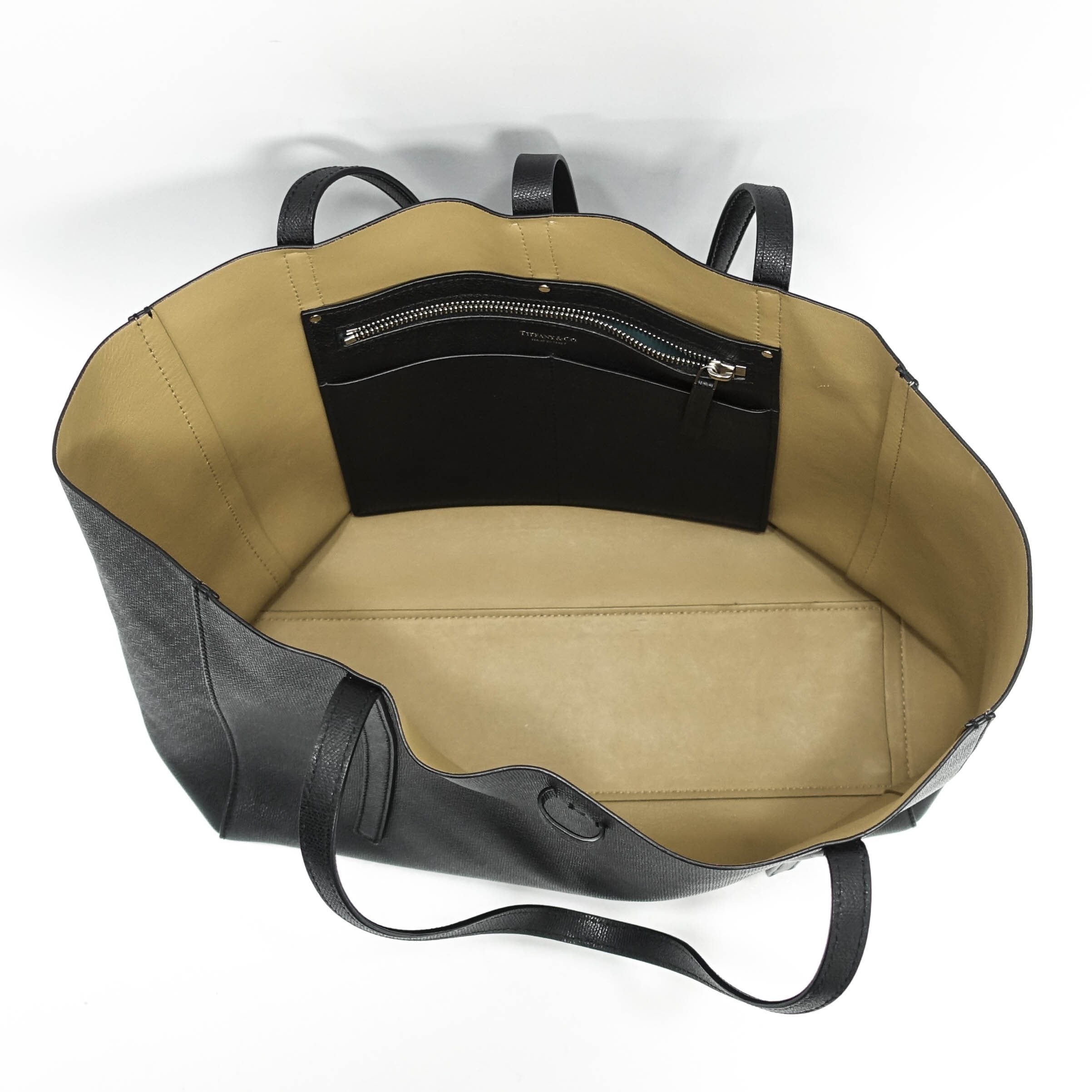 Tiffany & Co. Grained Leather Tote