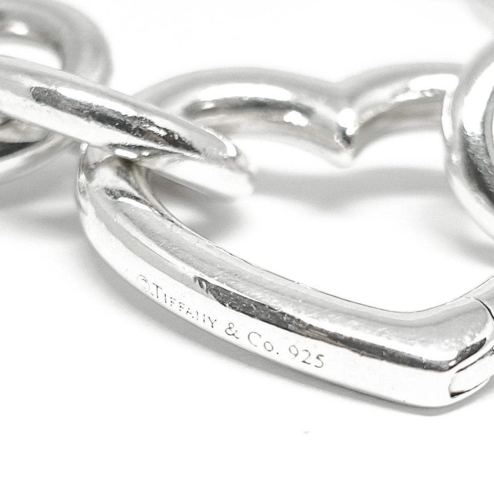 Tiffany & Co. Heart Clasp Link Bracelet