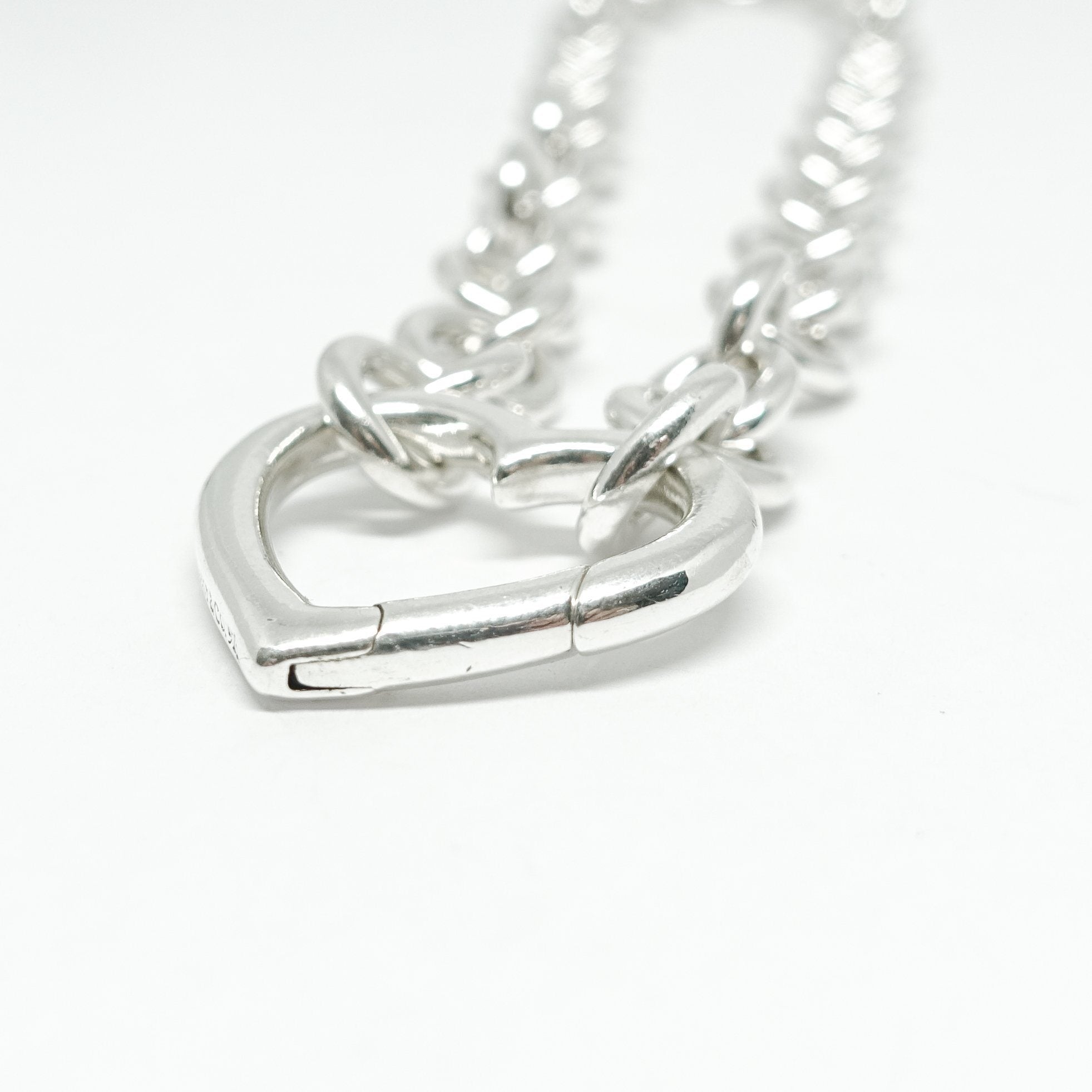 Tiffany & Co. Heart Clasp Link Necklace