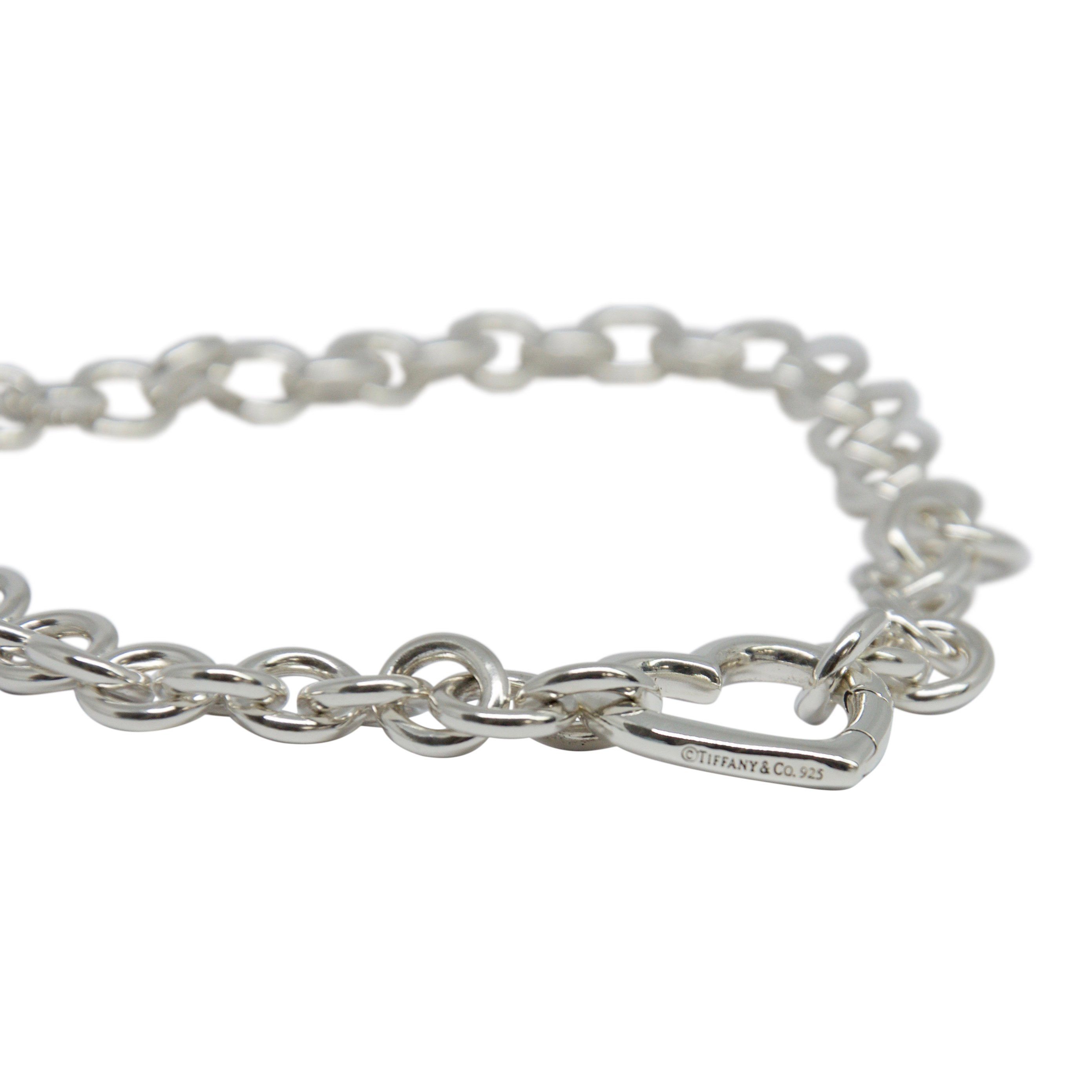 Tiffany & Co. Heart Clasp Link Necklace