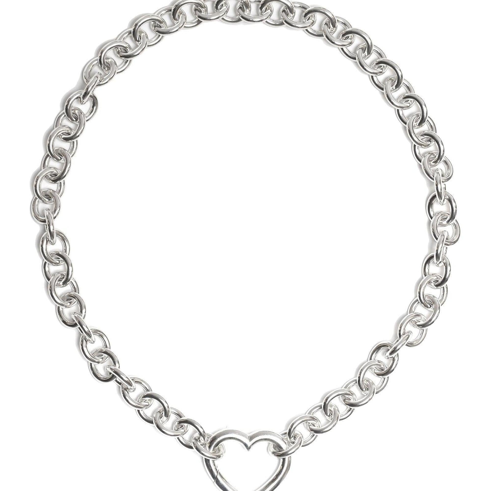 Tiffany & Co. Heart Clasp Link Necklace