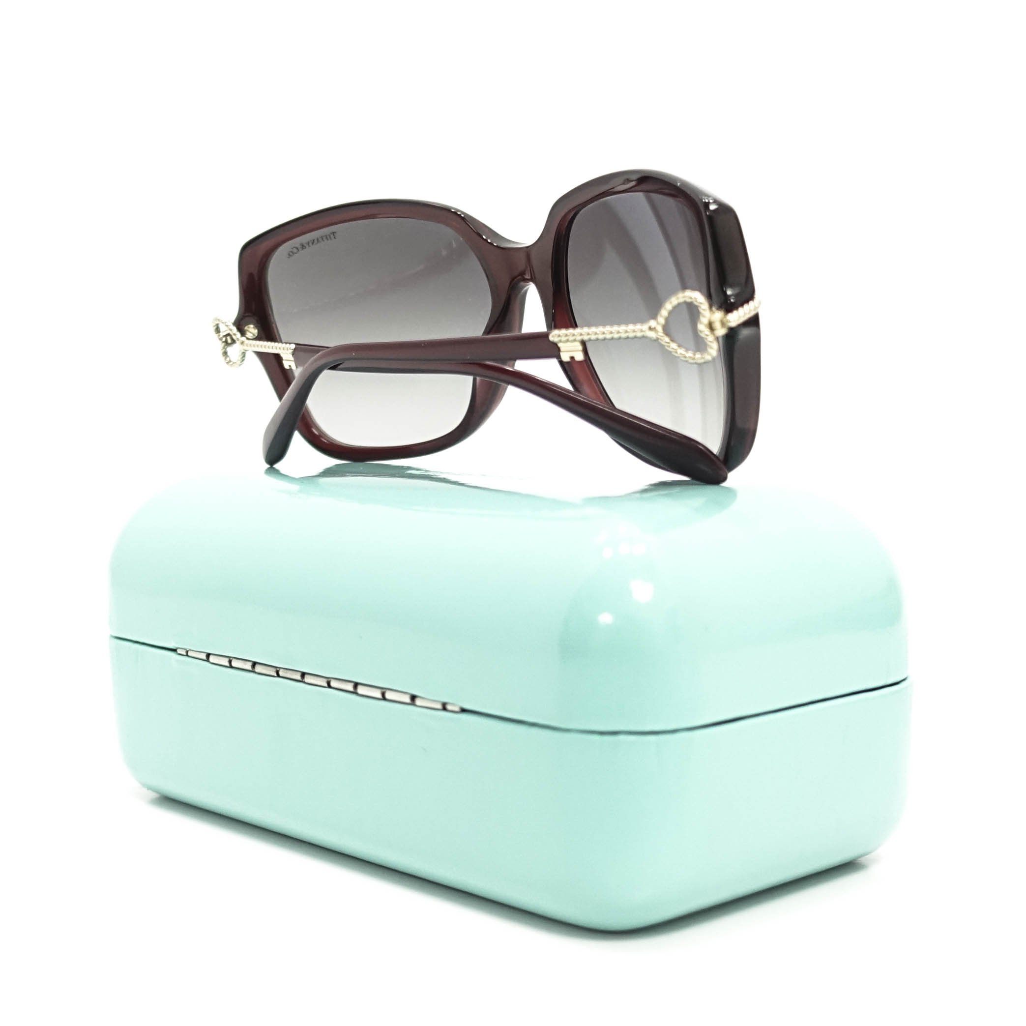 Tiffany & Co. Heart Key Logo Sunglasses