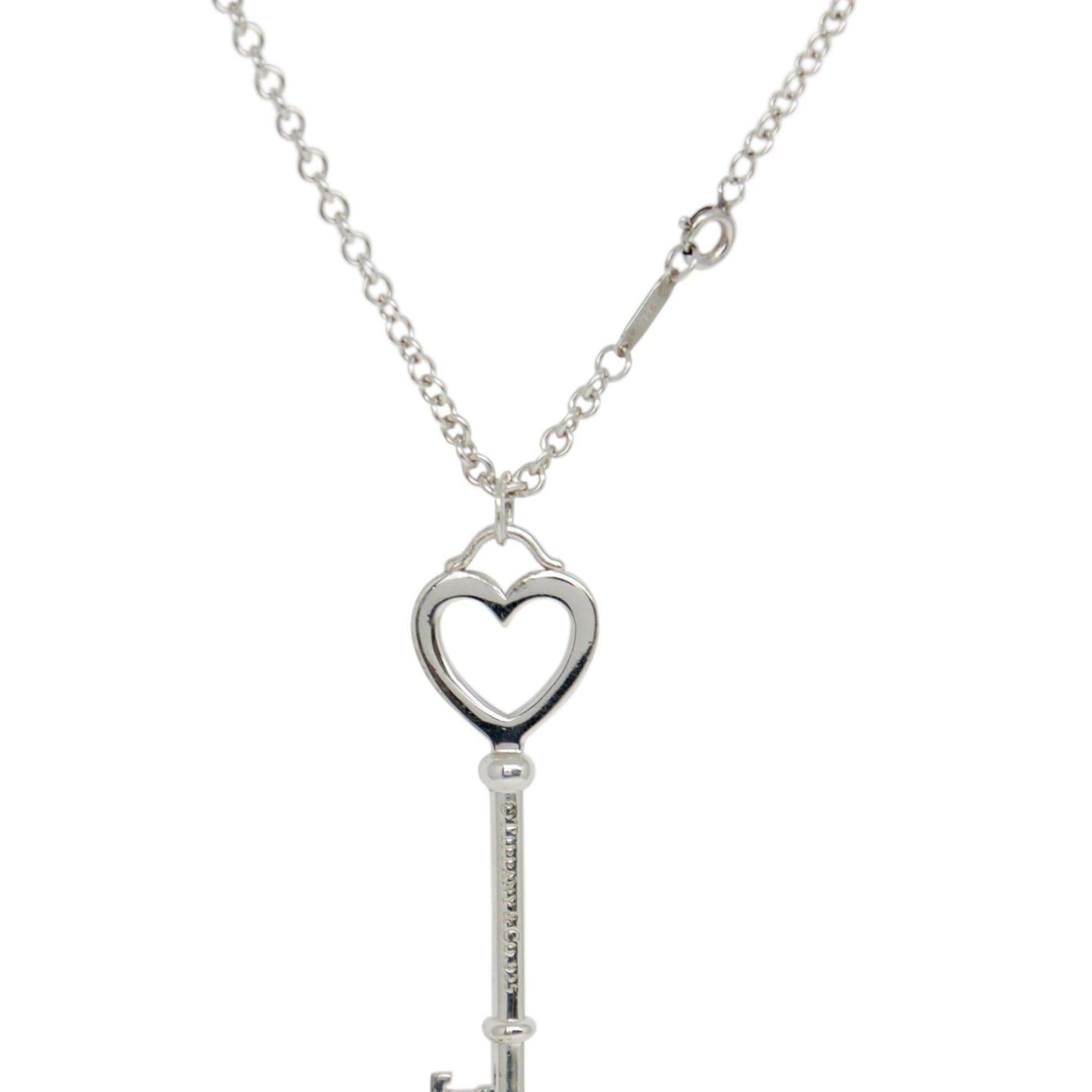 Tiffany & Co. Heart Key Pendant Necklace
