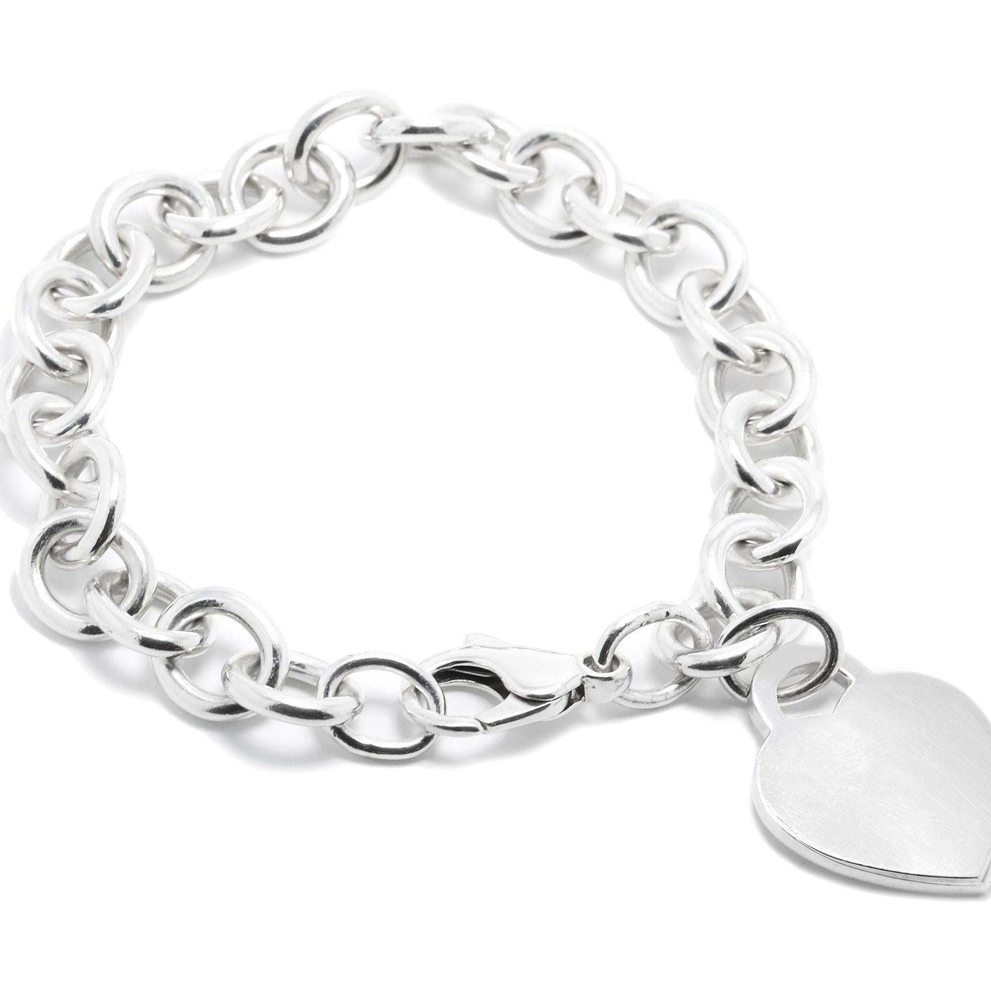 Tiffany & Co. Heart Tag Charm Bracelet – OLIVER'S