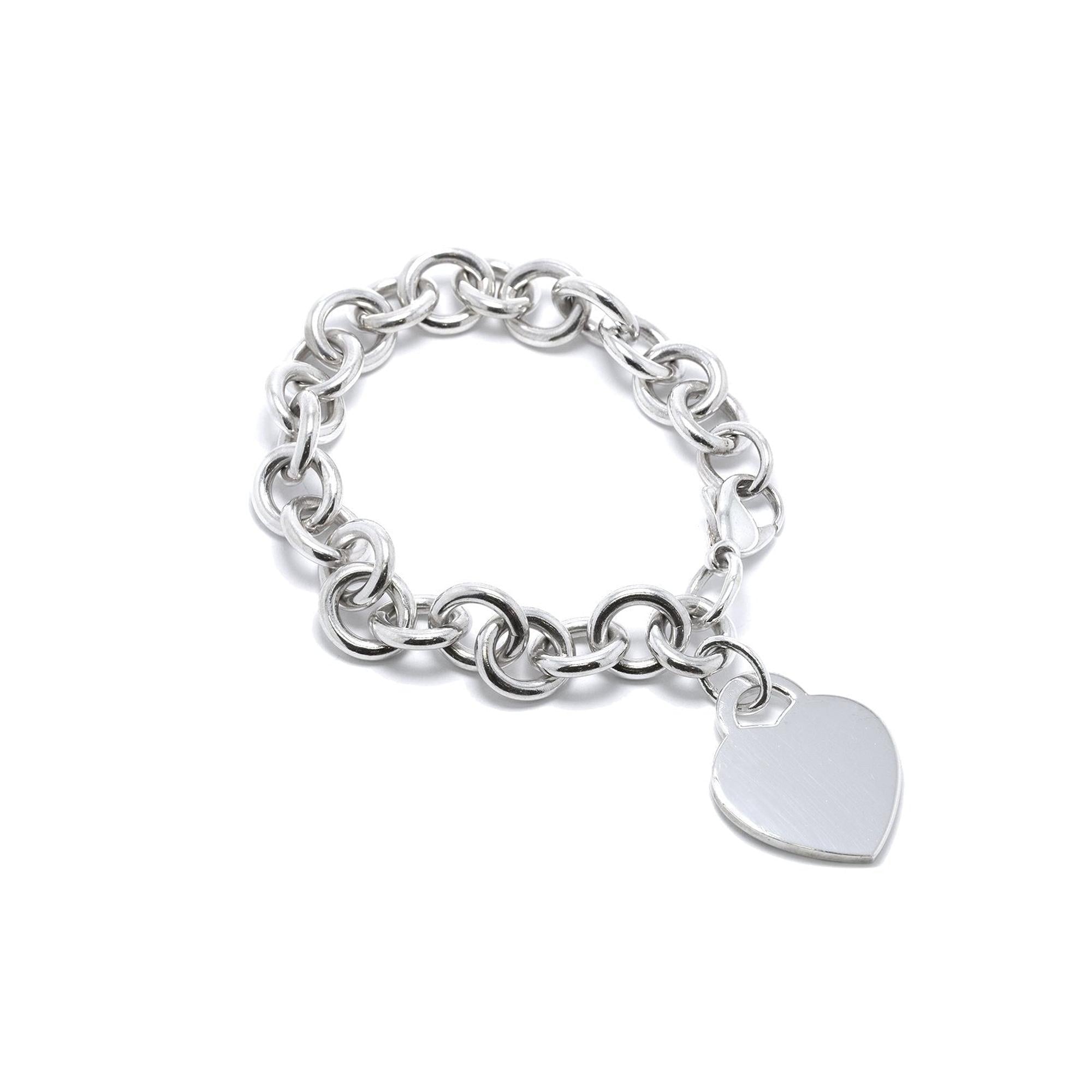 Tiffany & Co. Heart Tag Charm Bracelet
