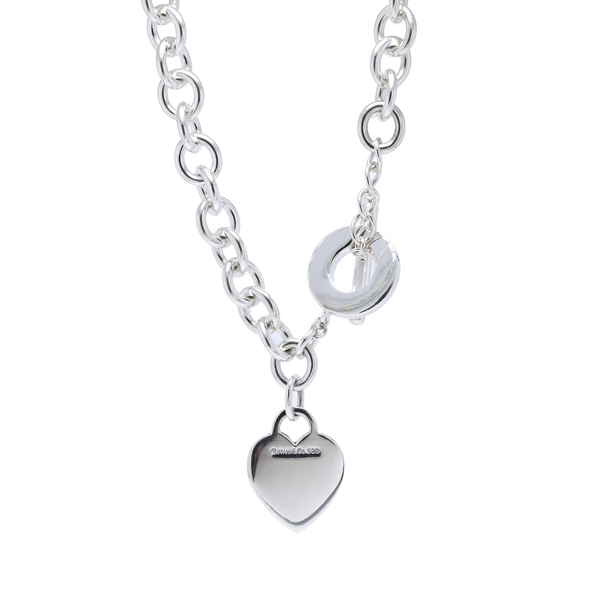 Tiffany & Co. Heart Tag Necklace with Toggle Clasp