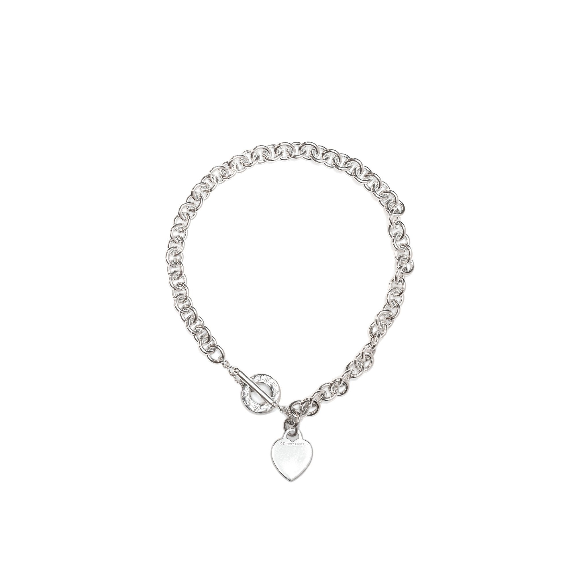 Tiffany & Co. Heart Tag Necklace with Toggle Clasp