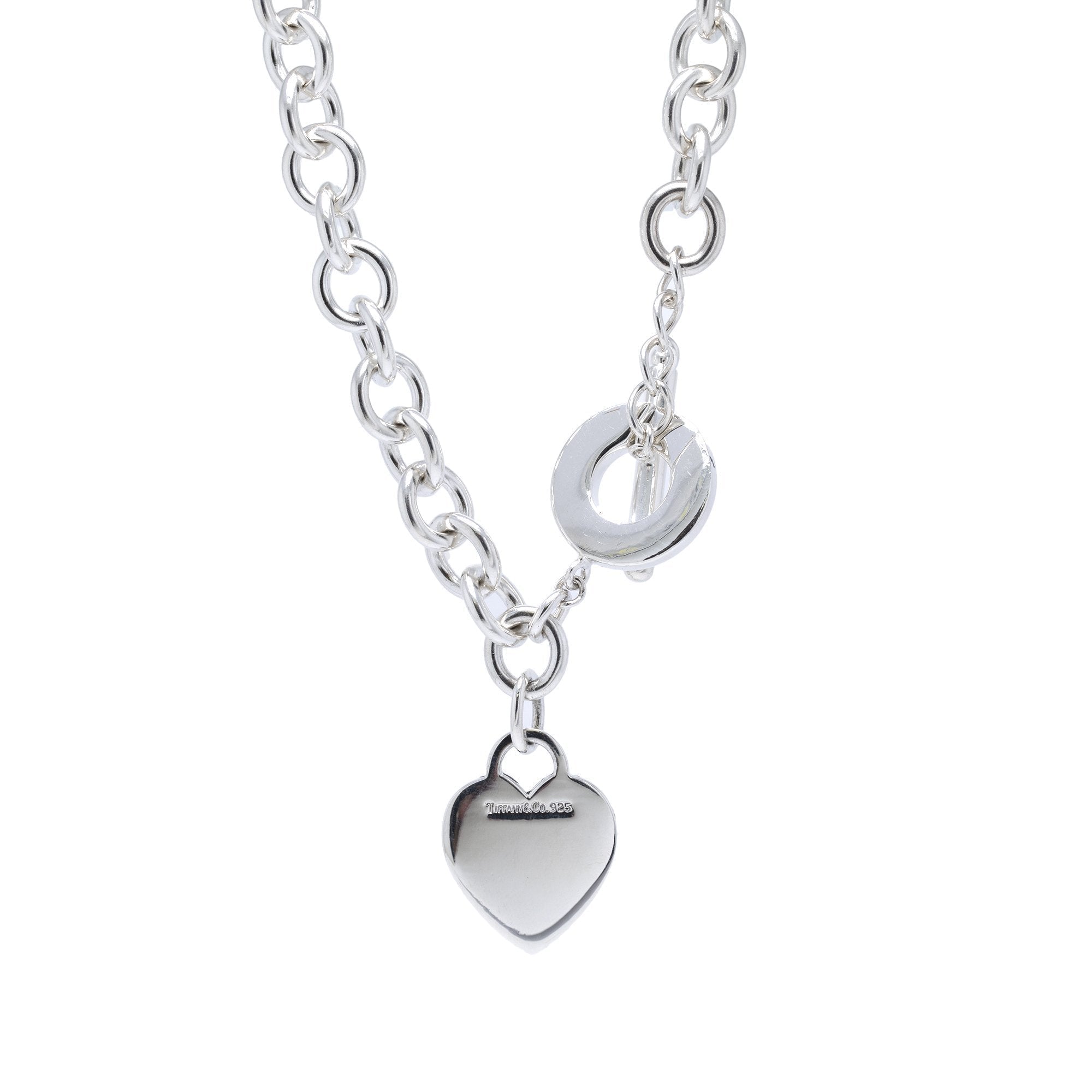 Tiffany & Co. Heart Tag Necklace with Toggle Clasp