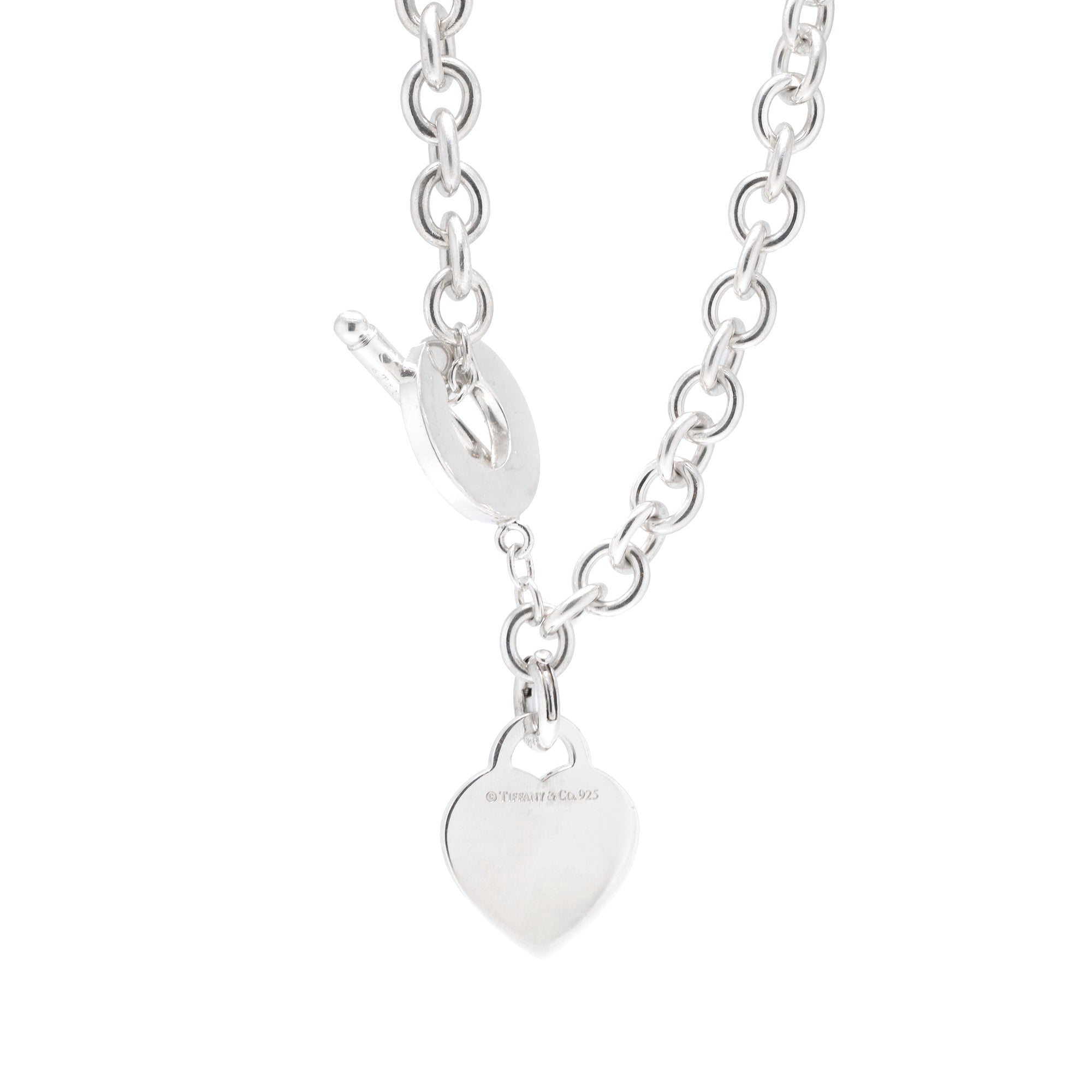 Tiffany & Co. Heart Tag Necklace with Toggle Clasp