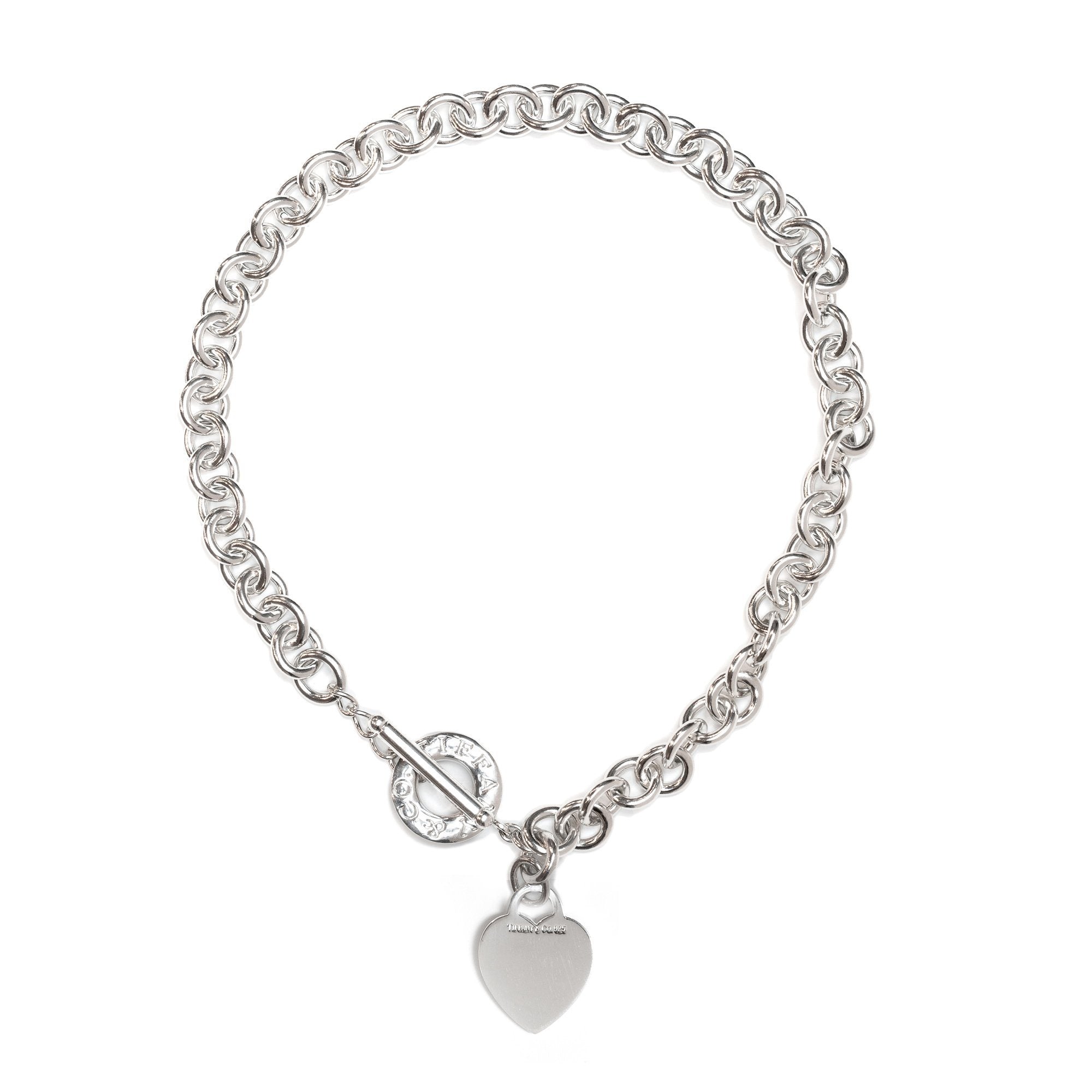 Tiffany & Co. Heart Tag Necklace with Toggle Clasp