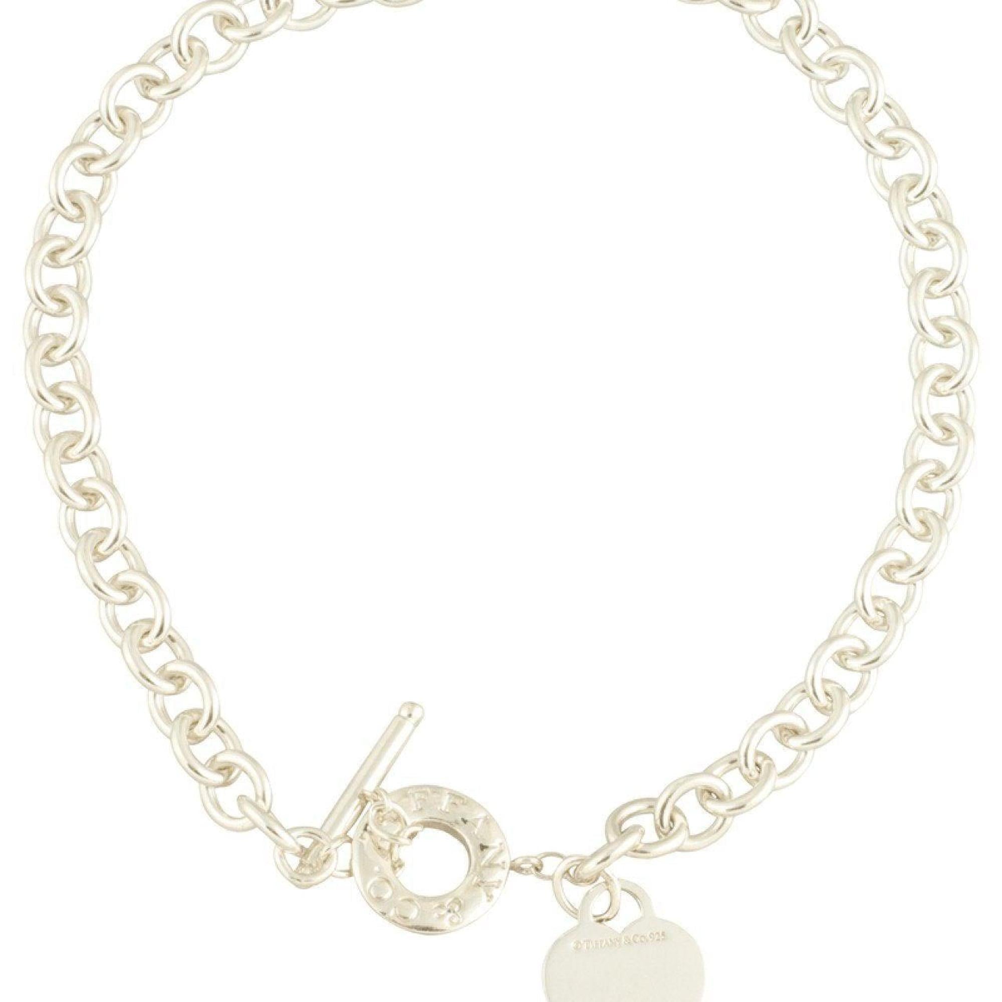 Tiffany & Co. Heart Tag Necklace with Toggle Clasp in Sterling Silver
