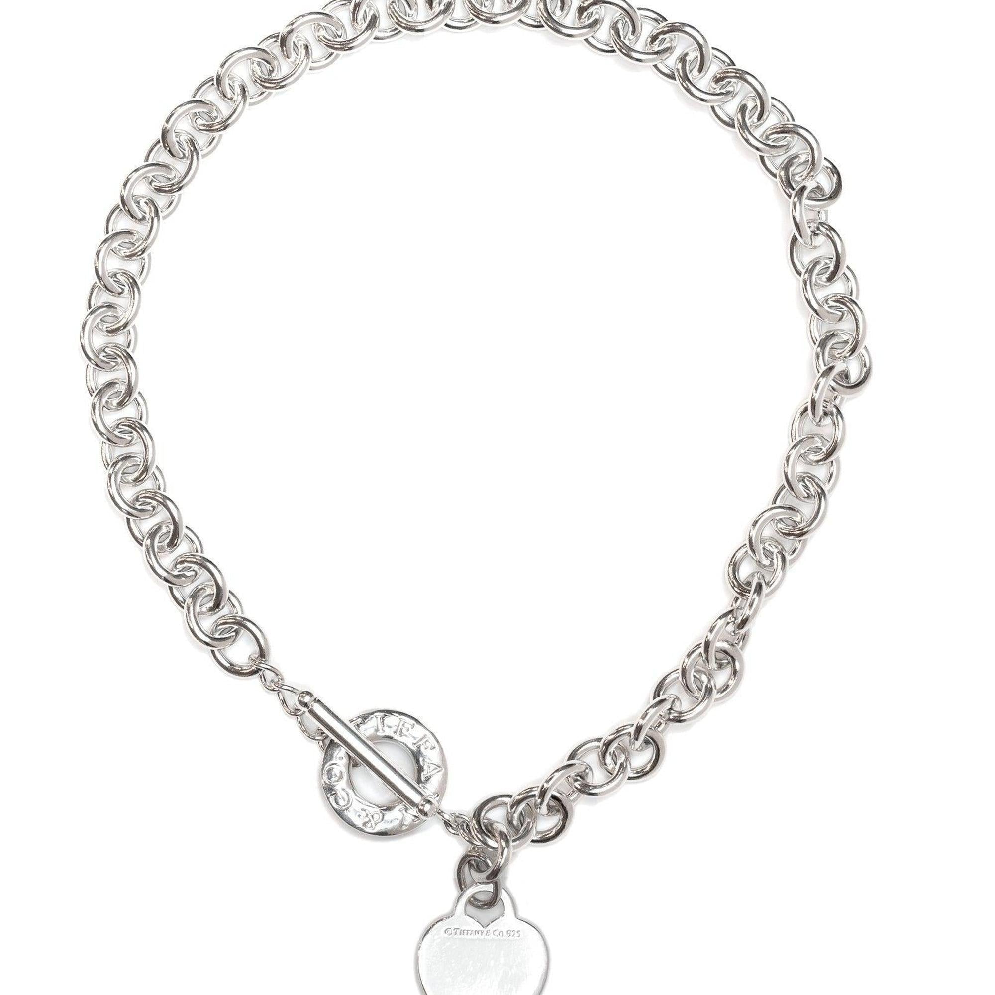 Tiffany & Co. Heart Tag Necklace with Toggle Clasp