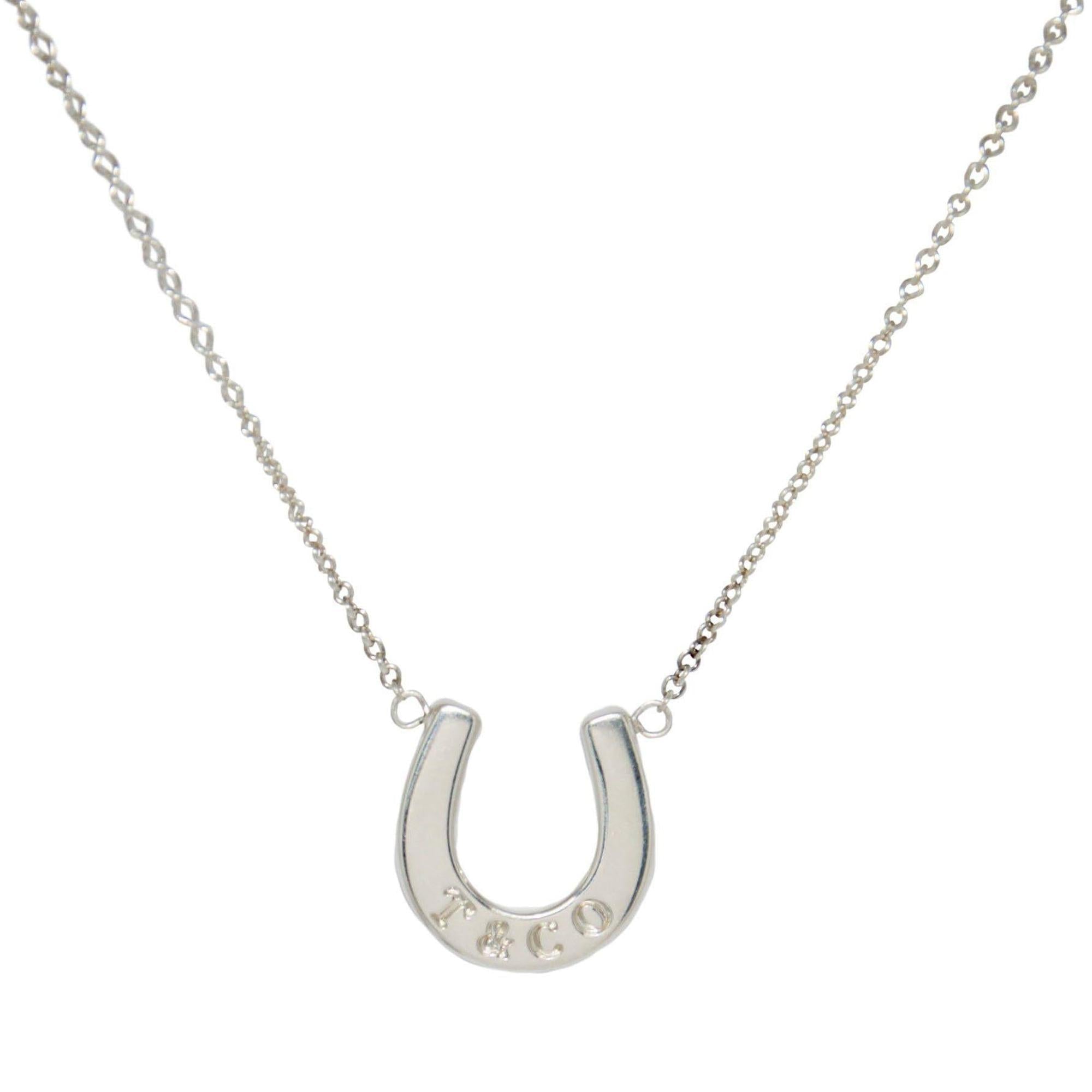 Tiffany & Co. Horseshoe Pendant Necklace