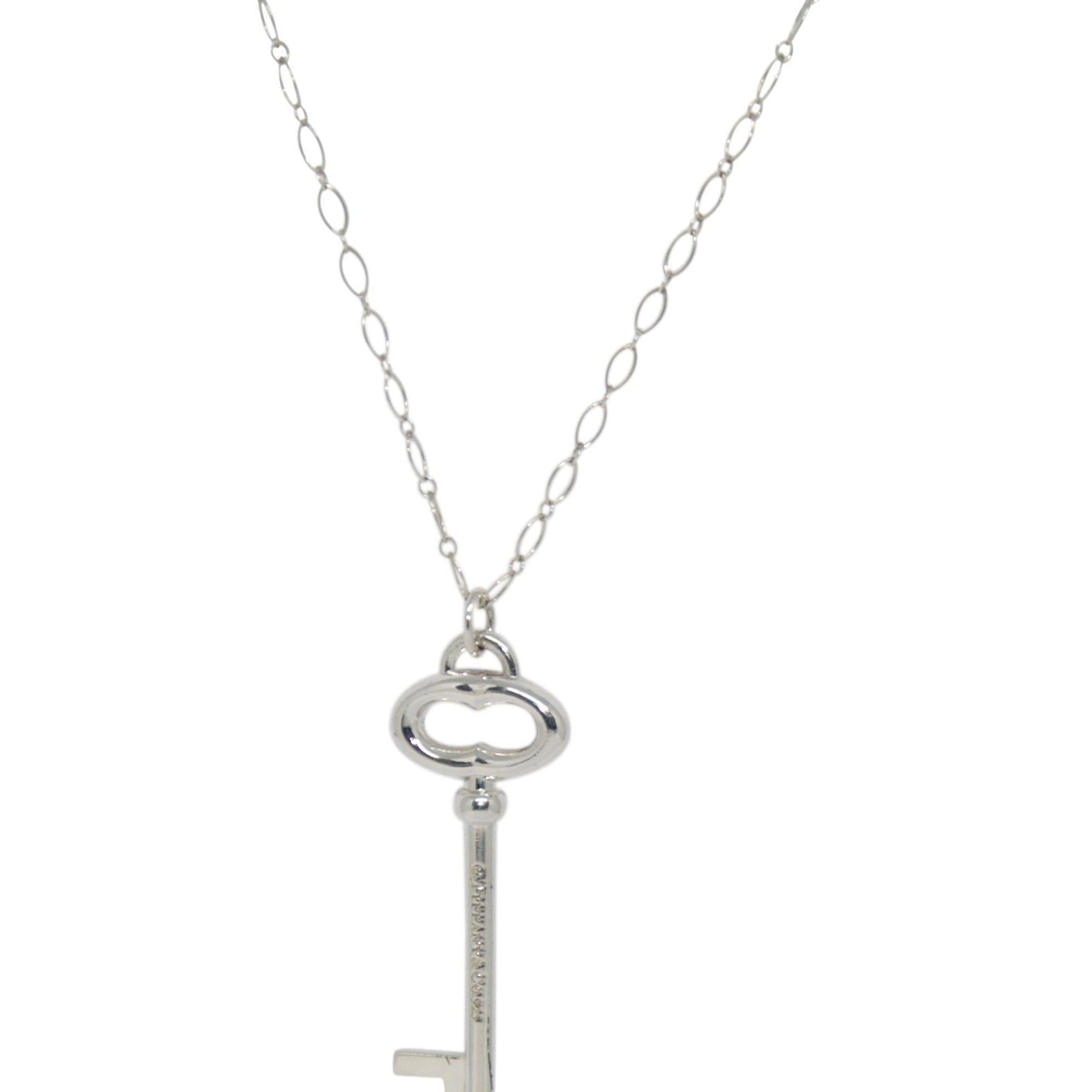 Tiffany & Co. Key Pendant Necklace