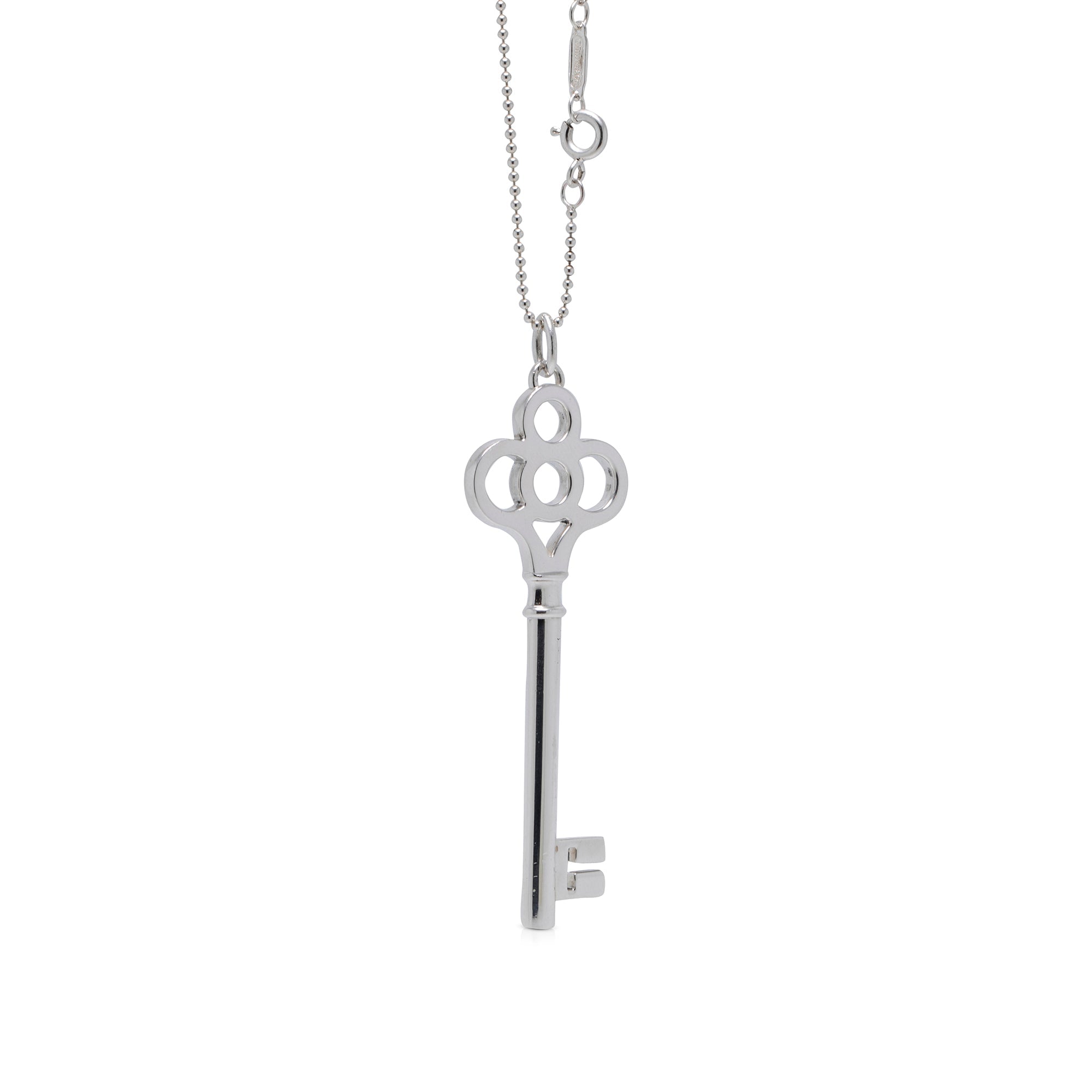 Tiffany & Co. Large Crown Key Pendant Necklace