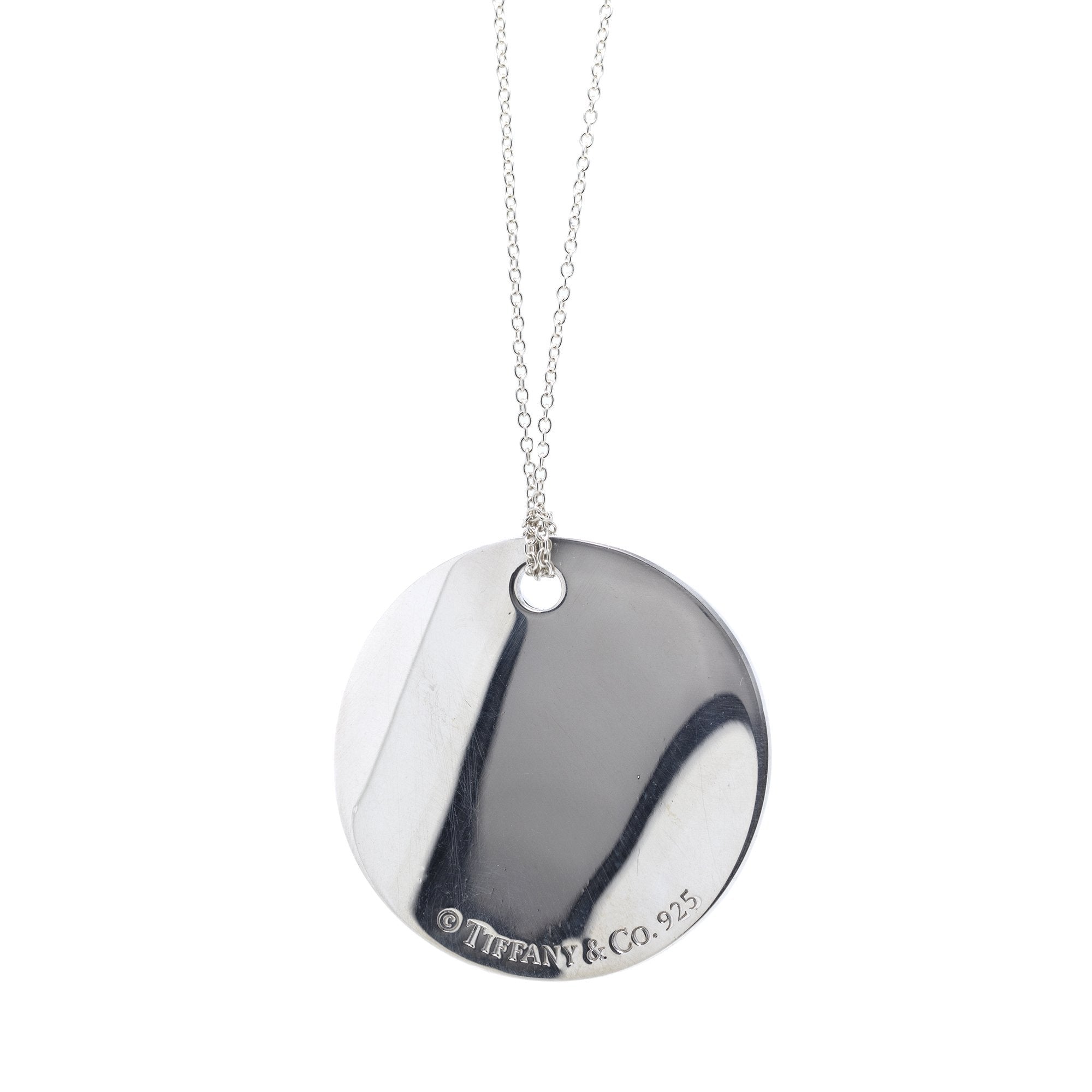 Tiffany & Co. Large Notes Round Pendant Necklace