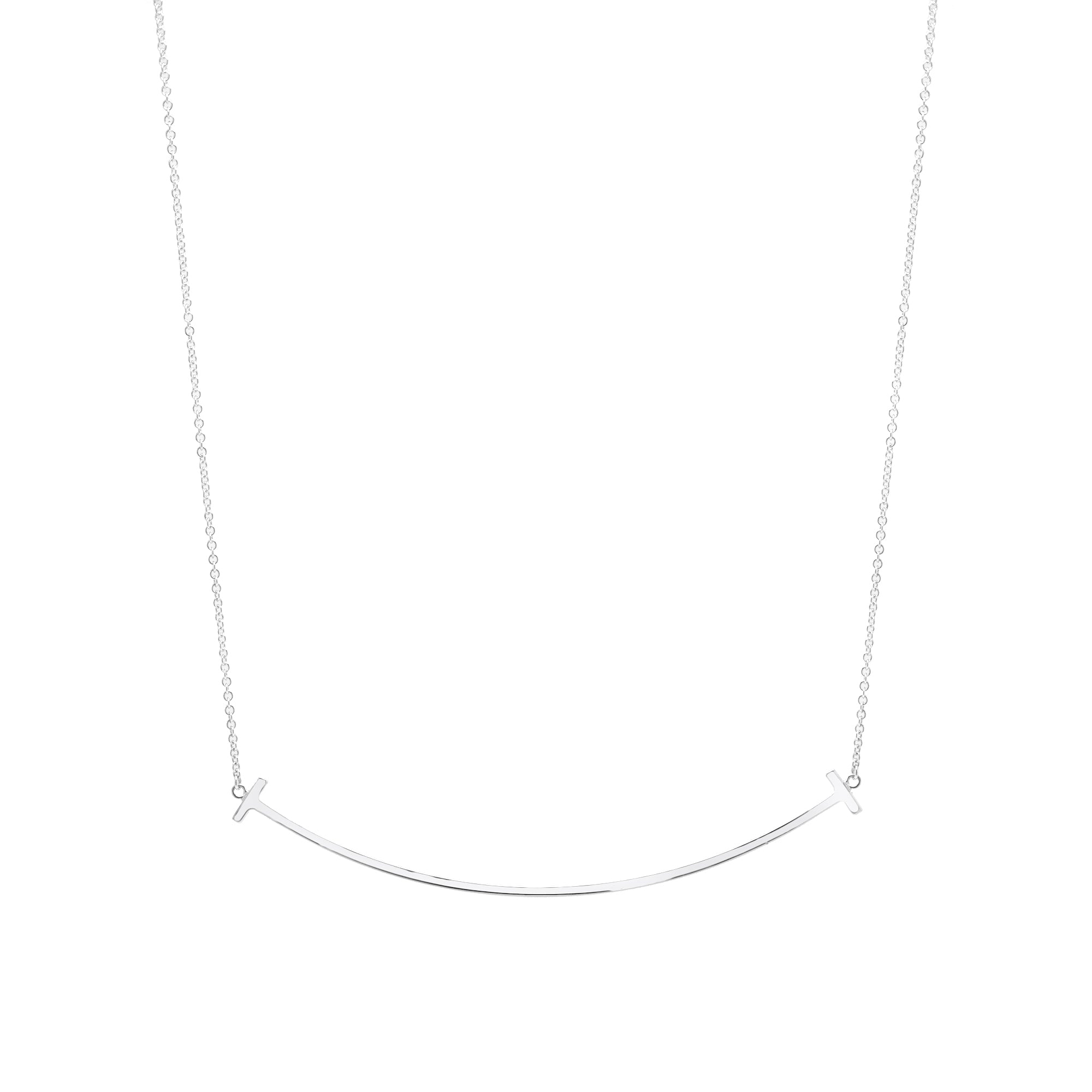 Tiffany & Co. Large T Smile Pendant Necklace