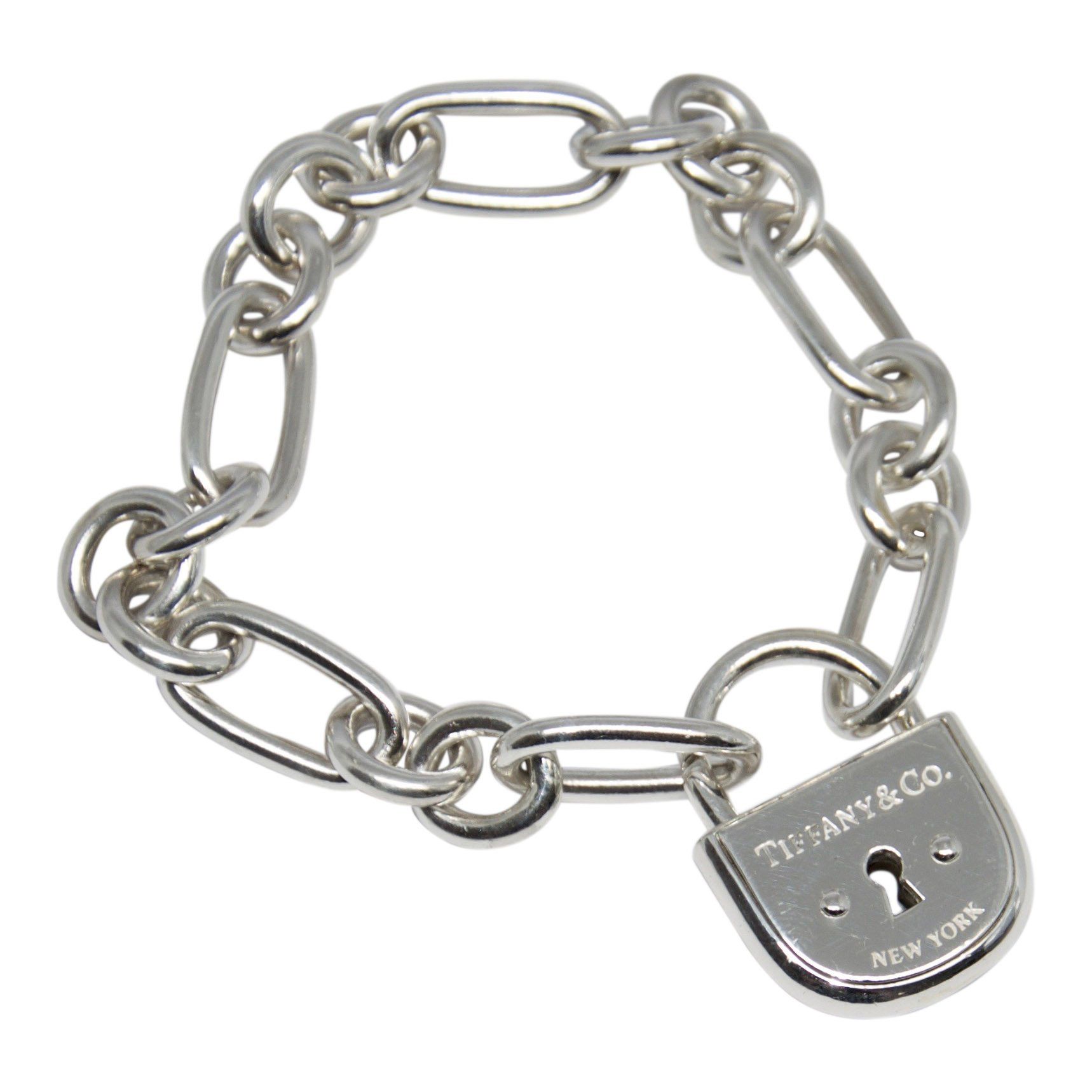 Tiffany & Co. Lock Charm Bracelet