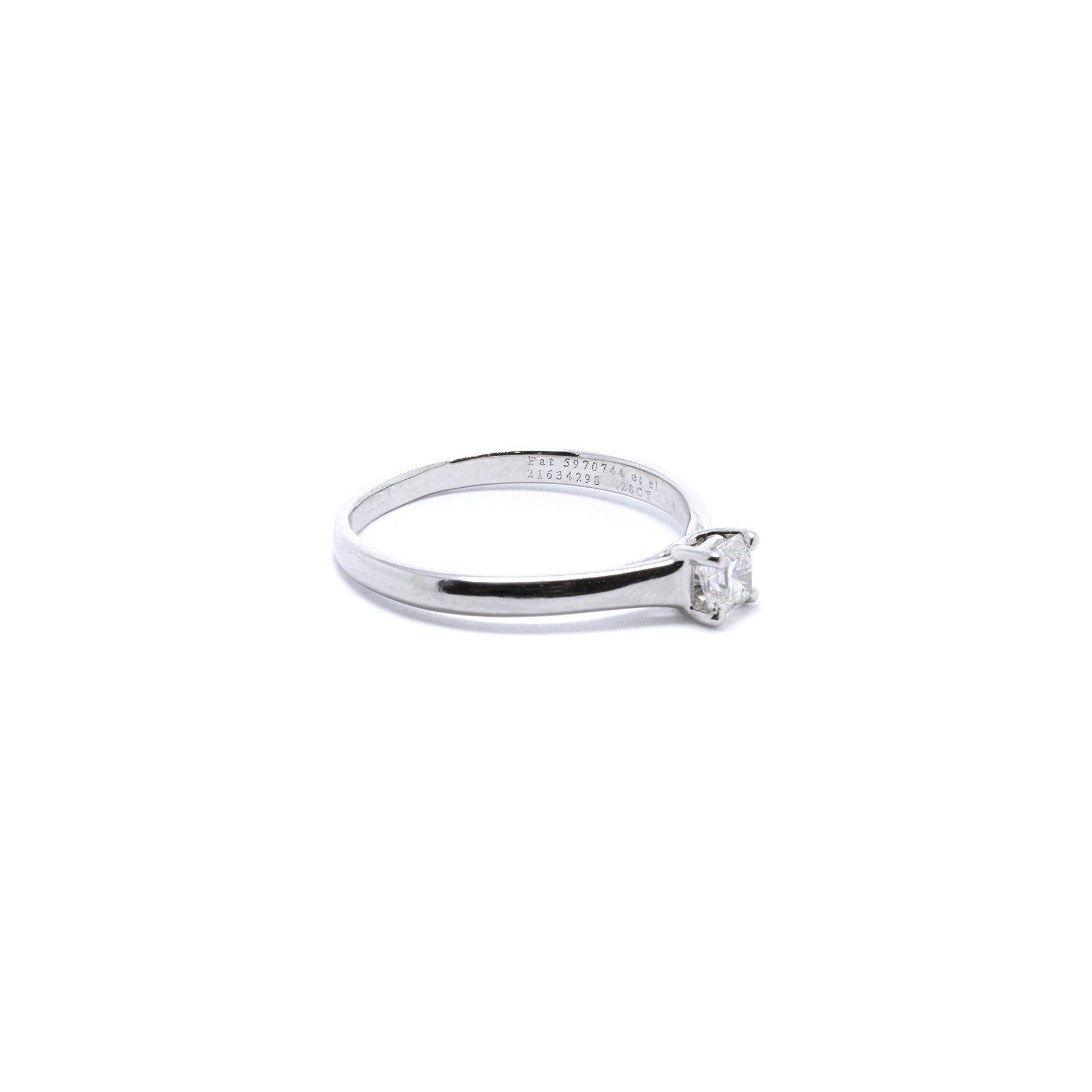 Tiffany & Co. Lucida Cut Diamond Solitaire Engagement Ring