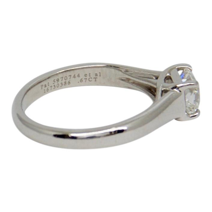 Tiffany & Co. Lucida Cut Diamond Solitaire Engagement Ring