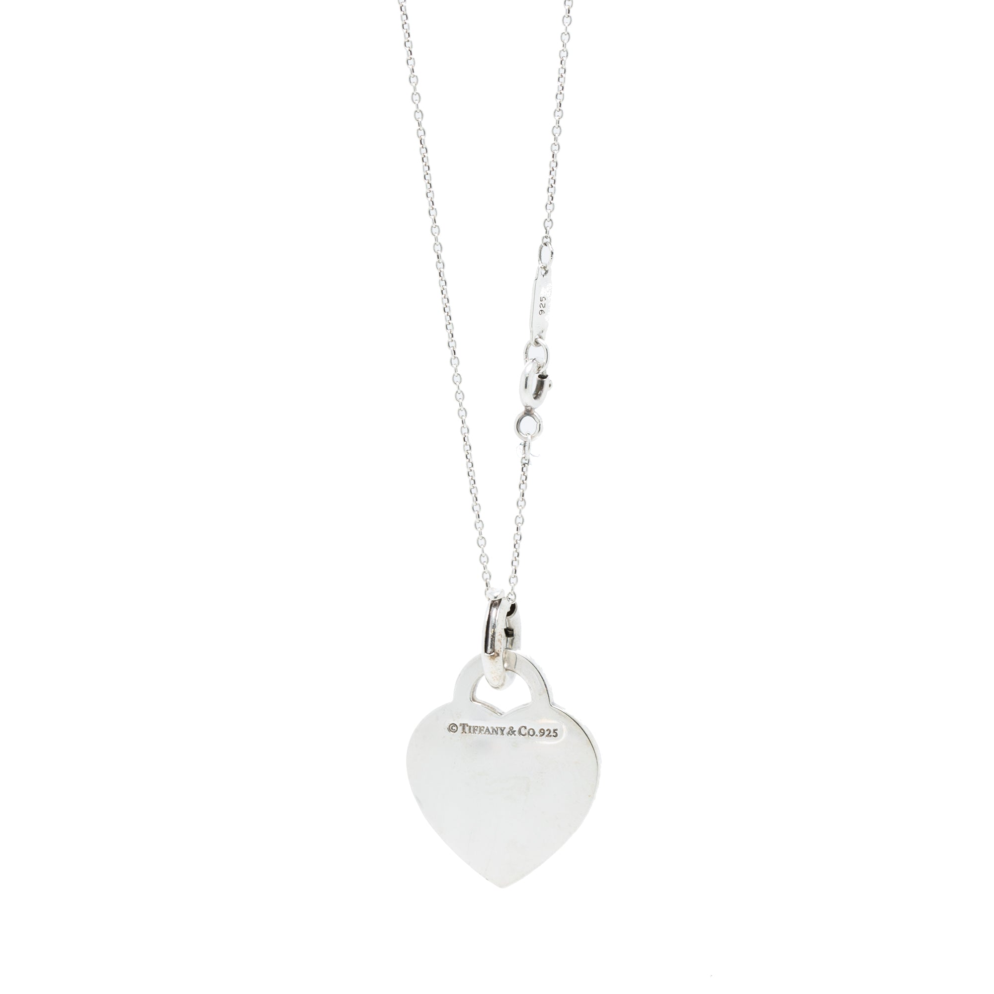 Tiffany & Co. Medium Notes Heart Tag Pendant Necklace