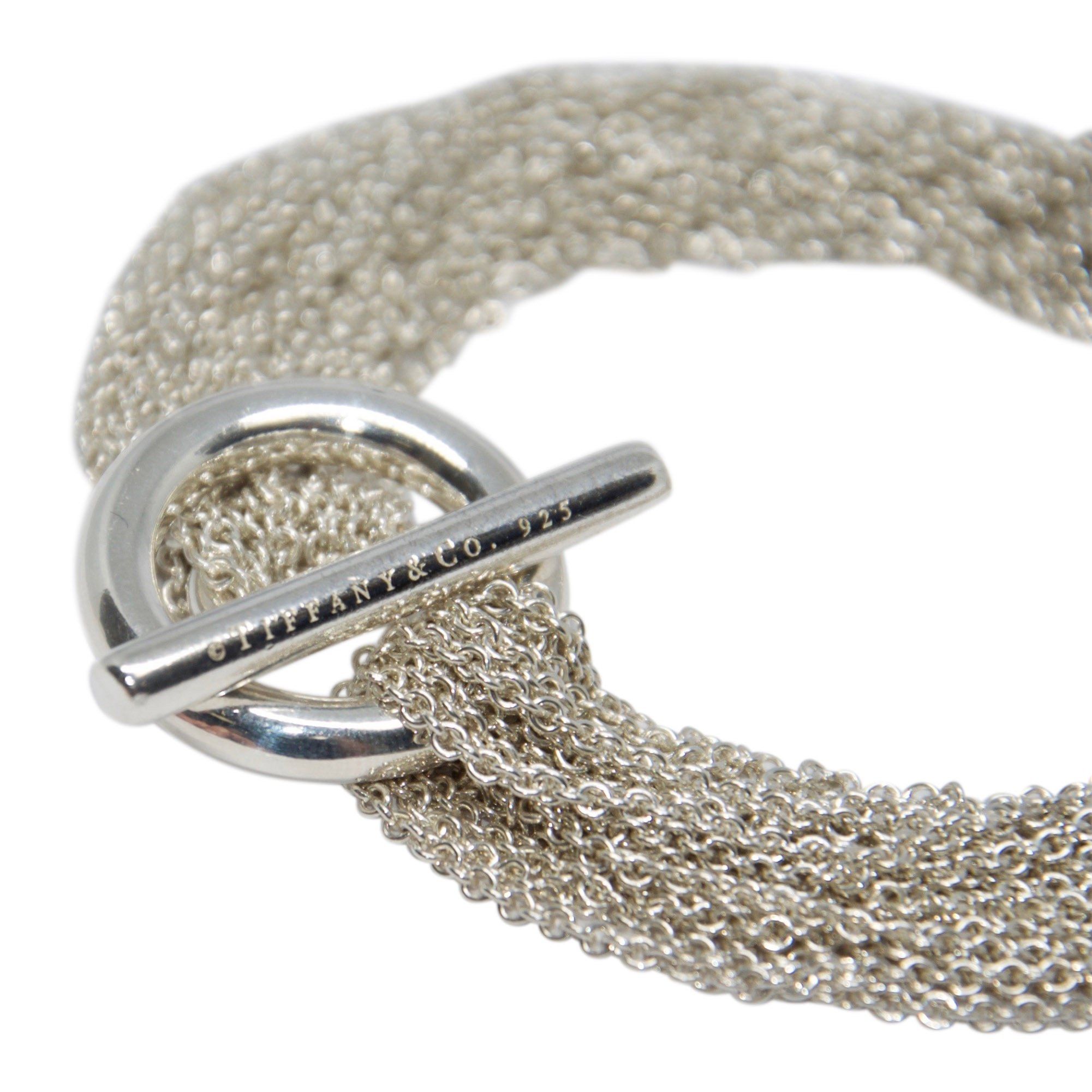 Tiffany & Co. Mesh Heart Bracelet