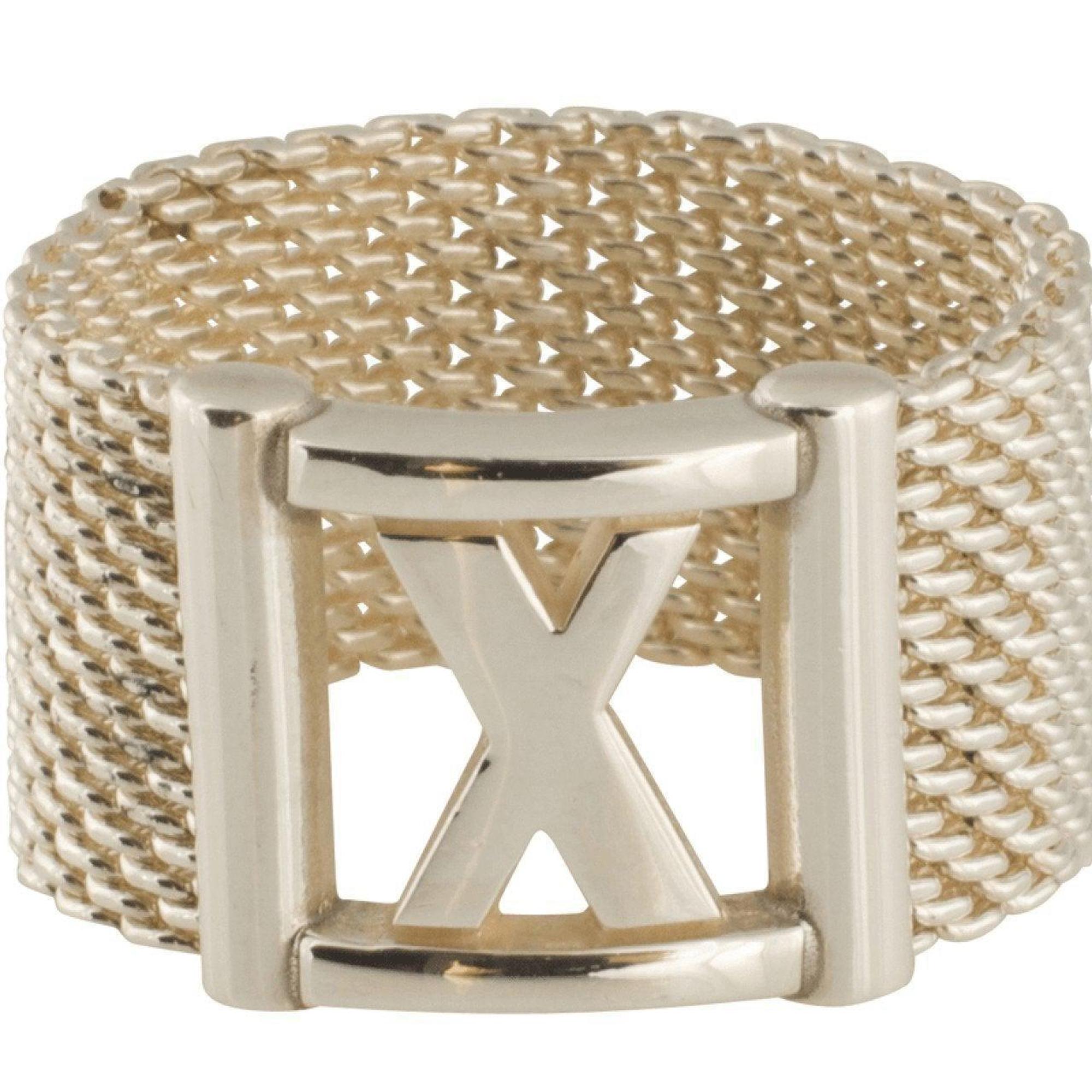 Tiffany & Co. Mesh 'X' Ring
