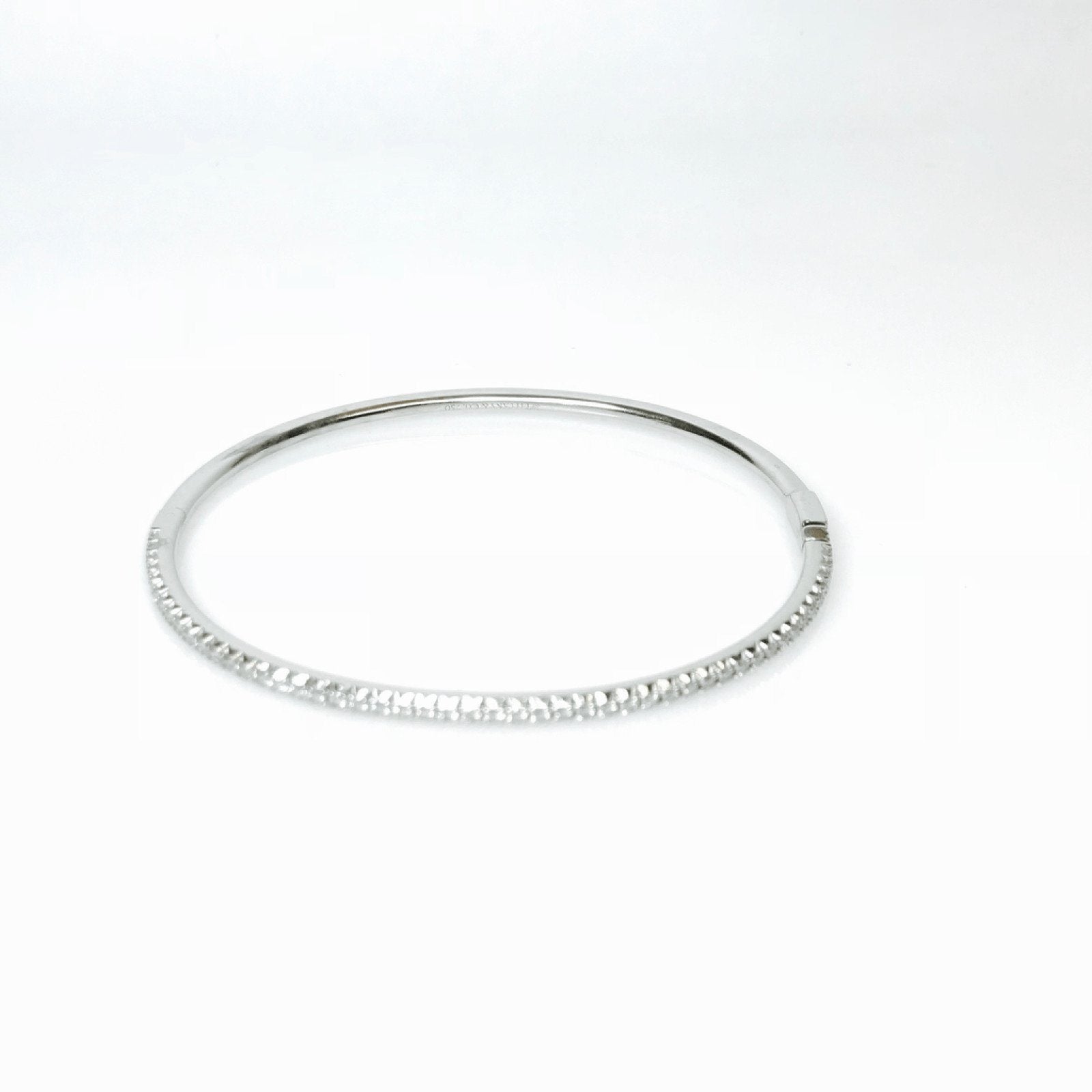 Tiffany & Co. Metro Diamond Hinged Bangle