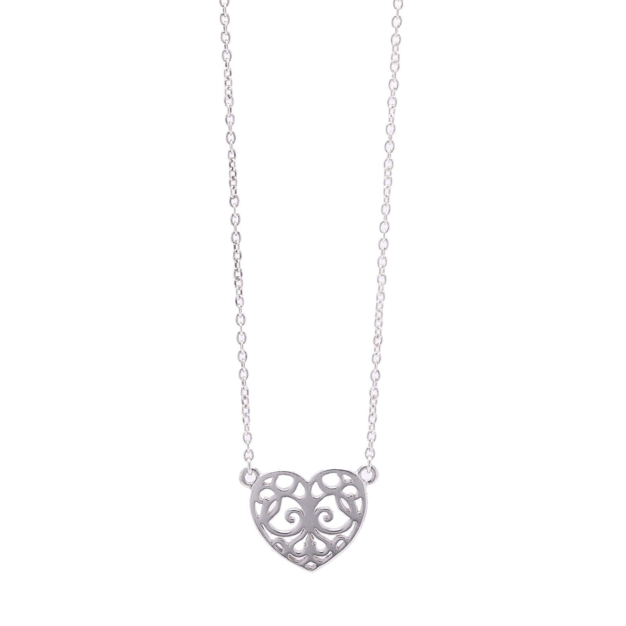 Tiffany & Co. Mini Enchant Heart Pendant Necklace